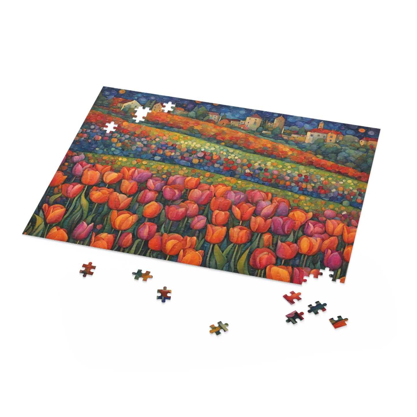 Tulip Fields Puzzle (500-Piece)