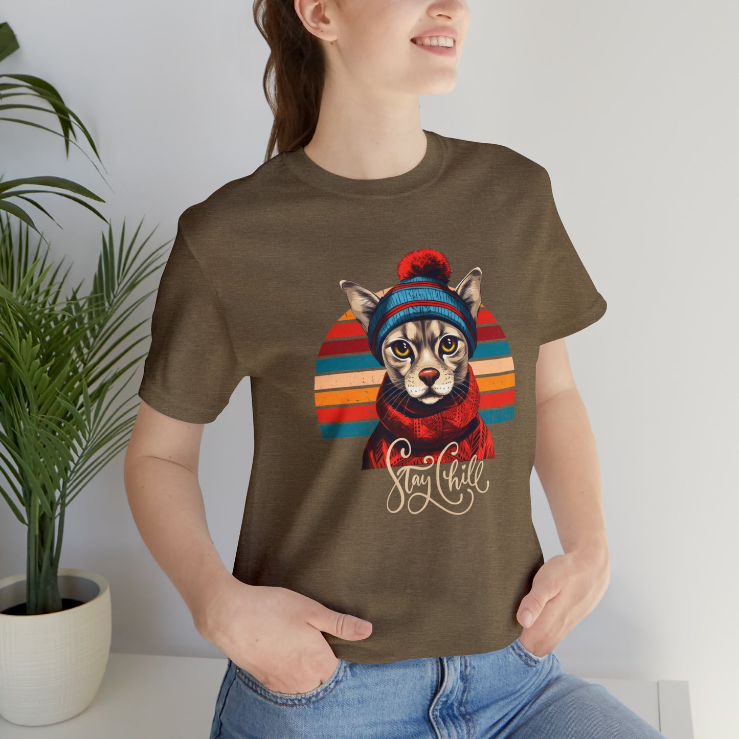 Stay Chill Siamese Unisex Jersey Short Sleeve Tee