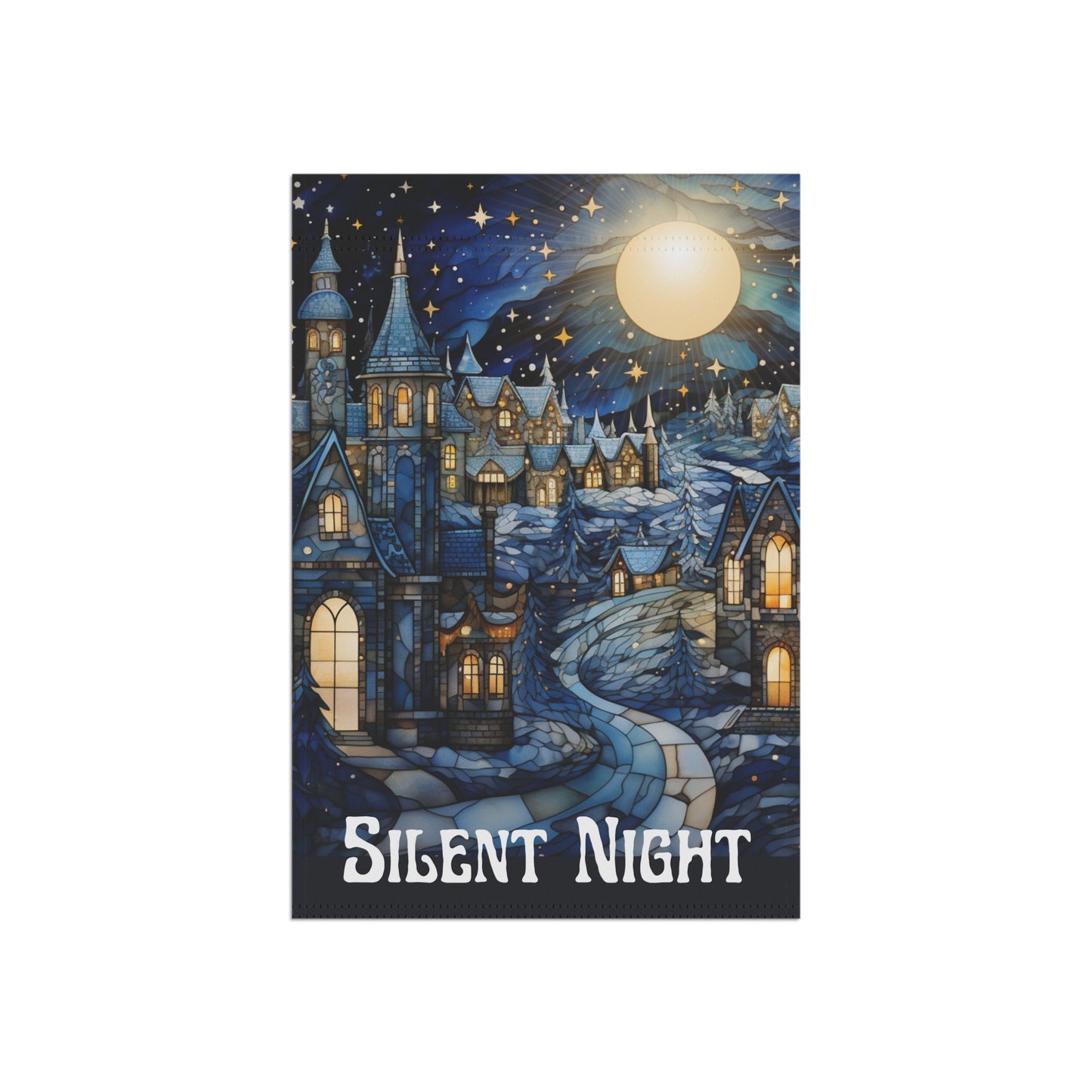 Silent Night 2-Sided Garden & House Banner