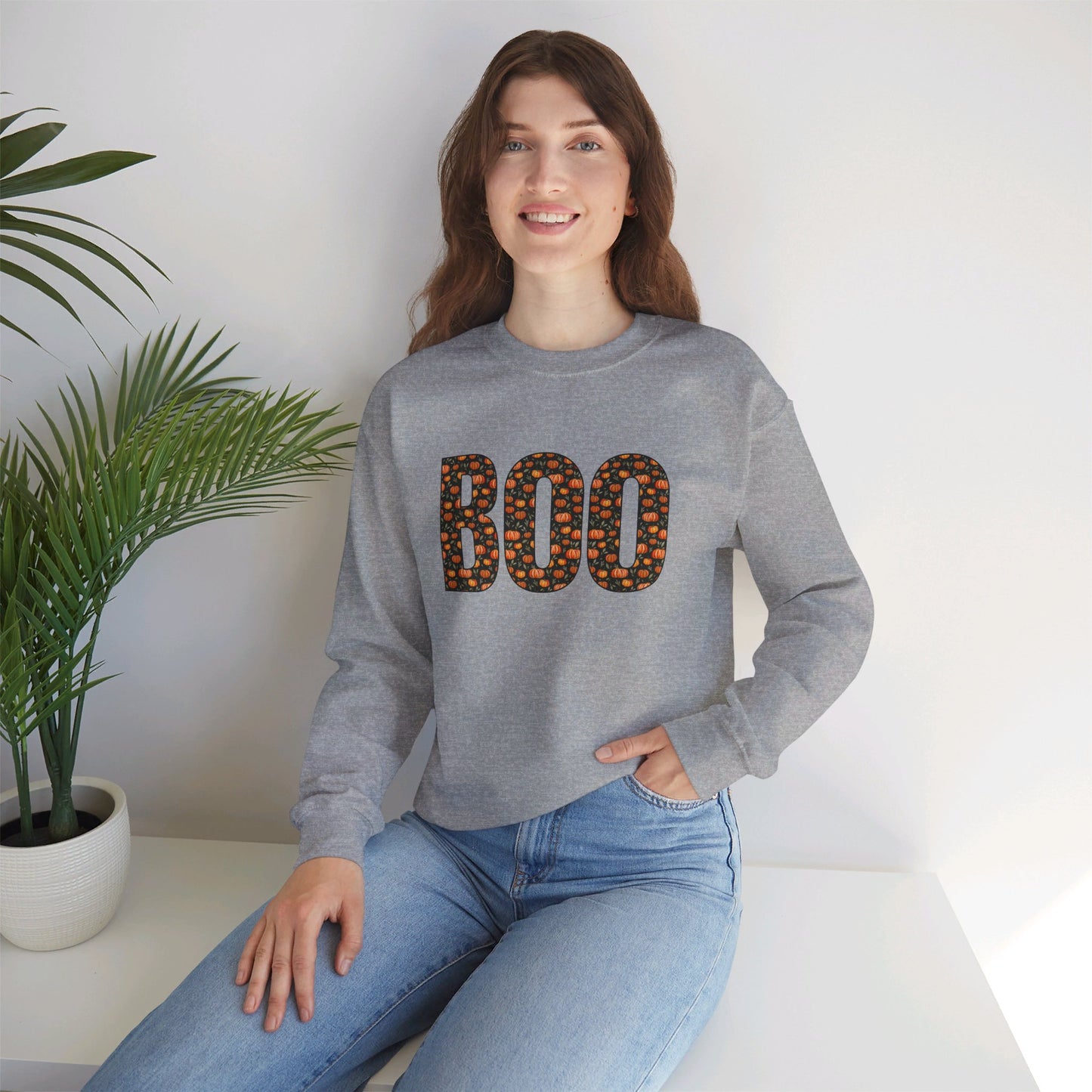 Little Pumpkins BOO Unisex Heavy Blend™ Crewneck Sweatshirt