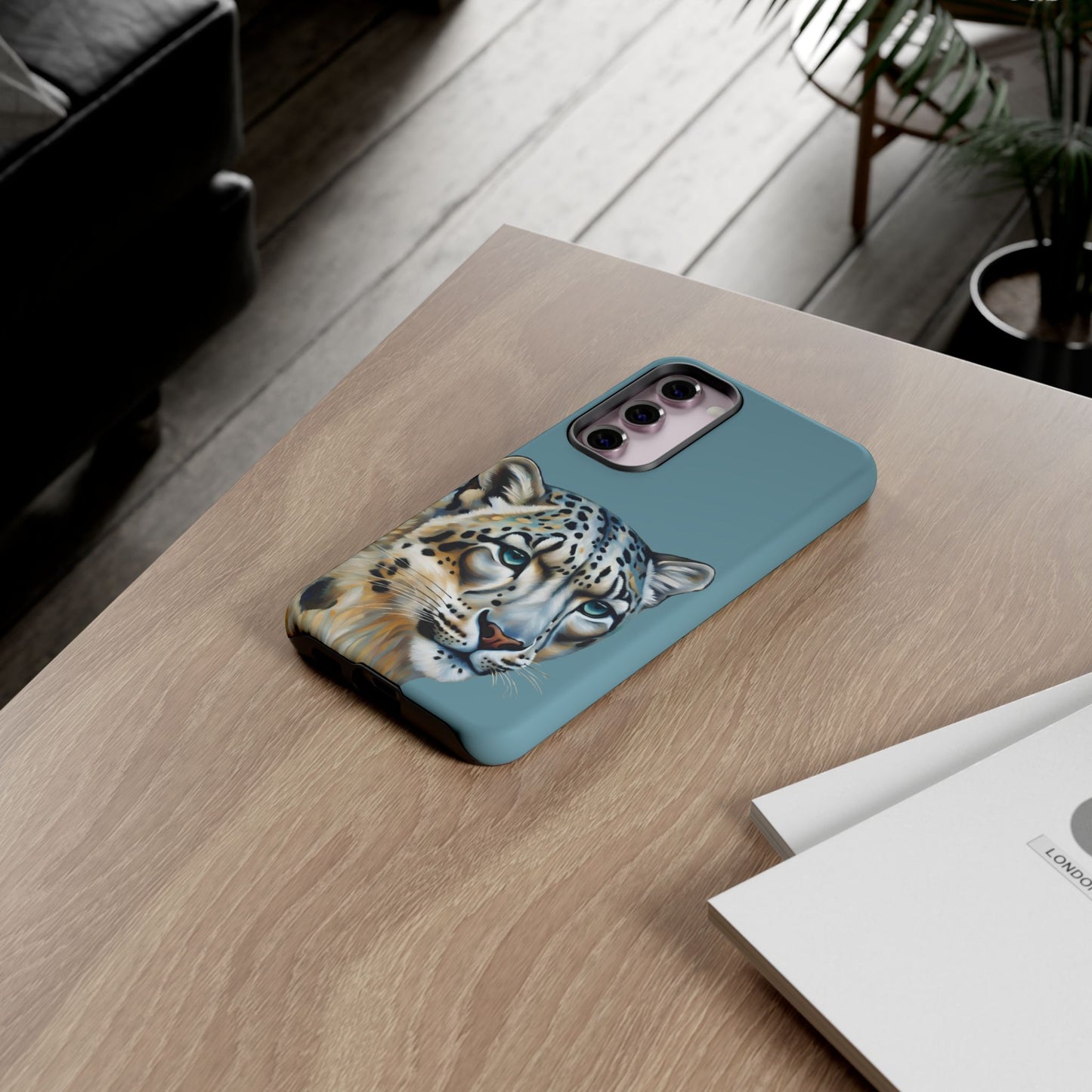 Snow Leopard iPhone Samsung Galaxy Google Pixel Tough Cases