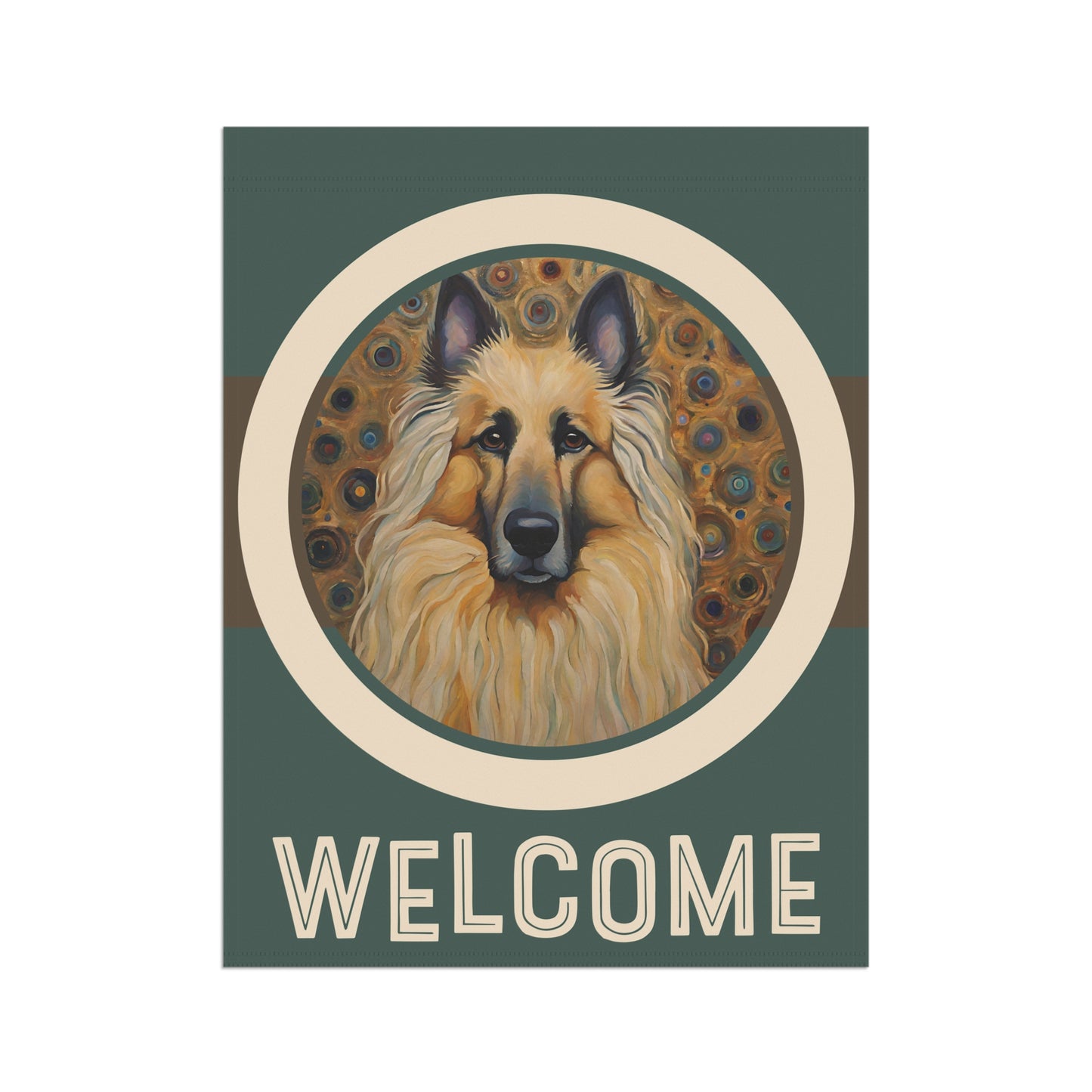 Belgian Tervuren Welcome 2-Sided Garden & House Flag/Banner