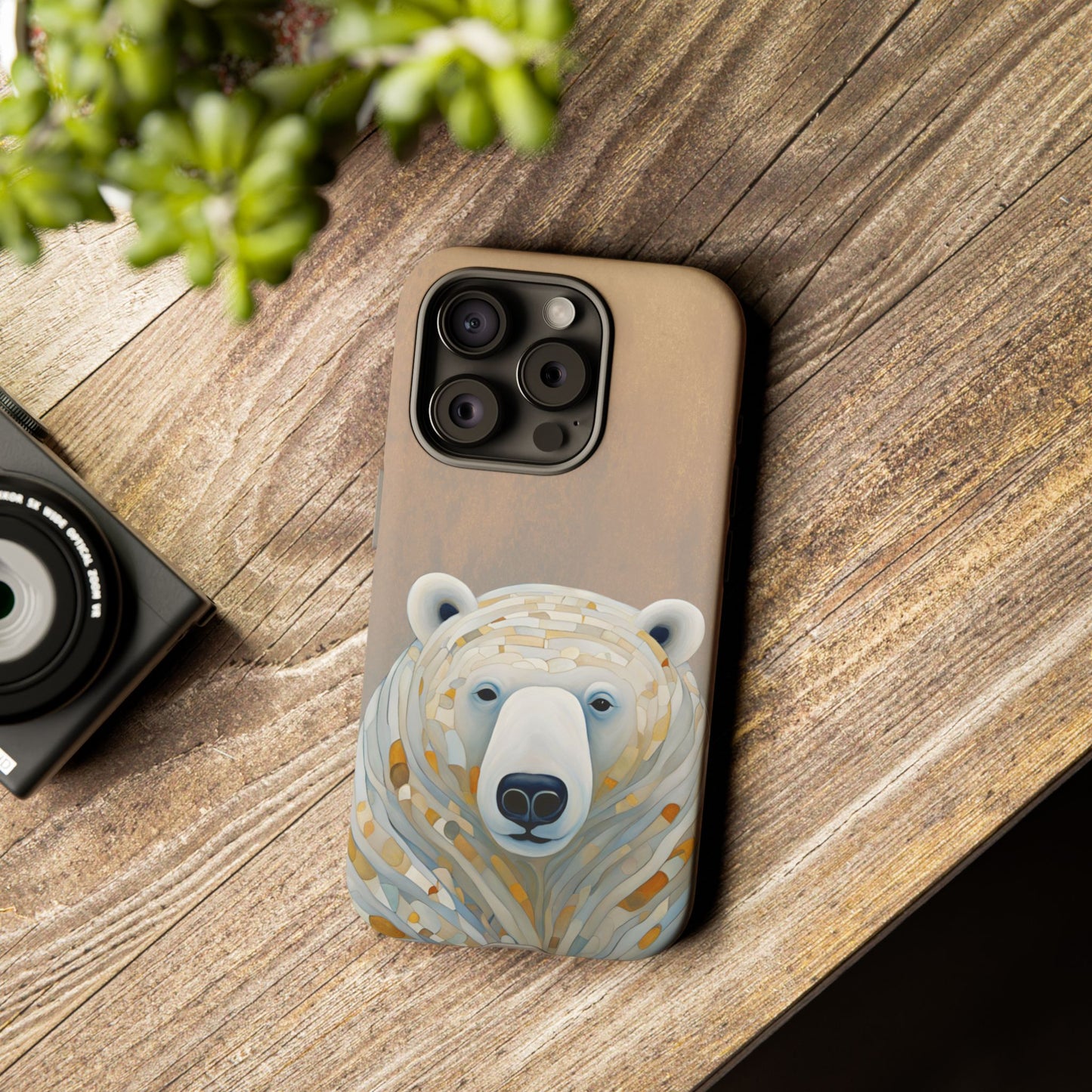 Polar Bear Wildlife iPhone Samsung Galaxy Google Pixel Tough Cases