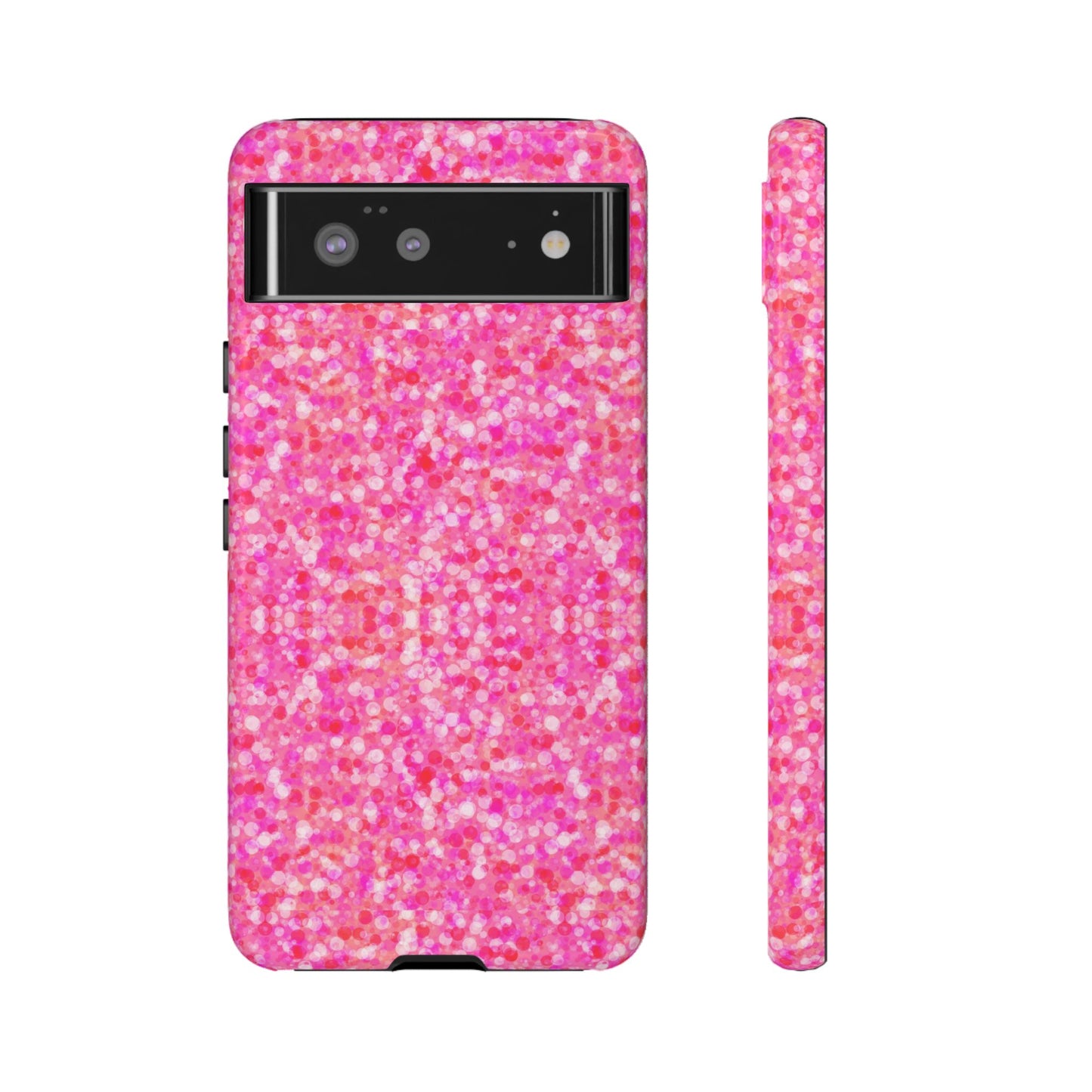 Poppin Pink iPhone Samsung Galaxy Google Pixel Tough Cases