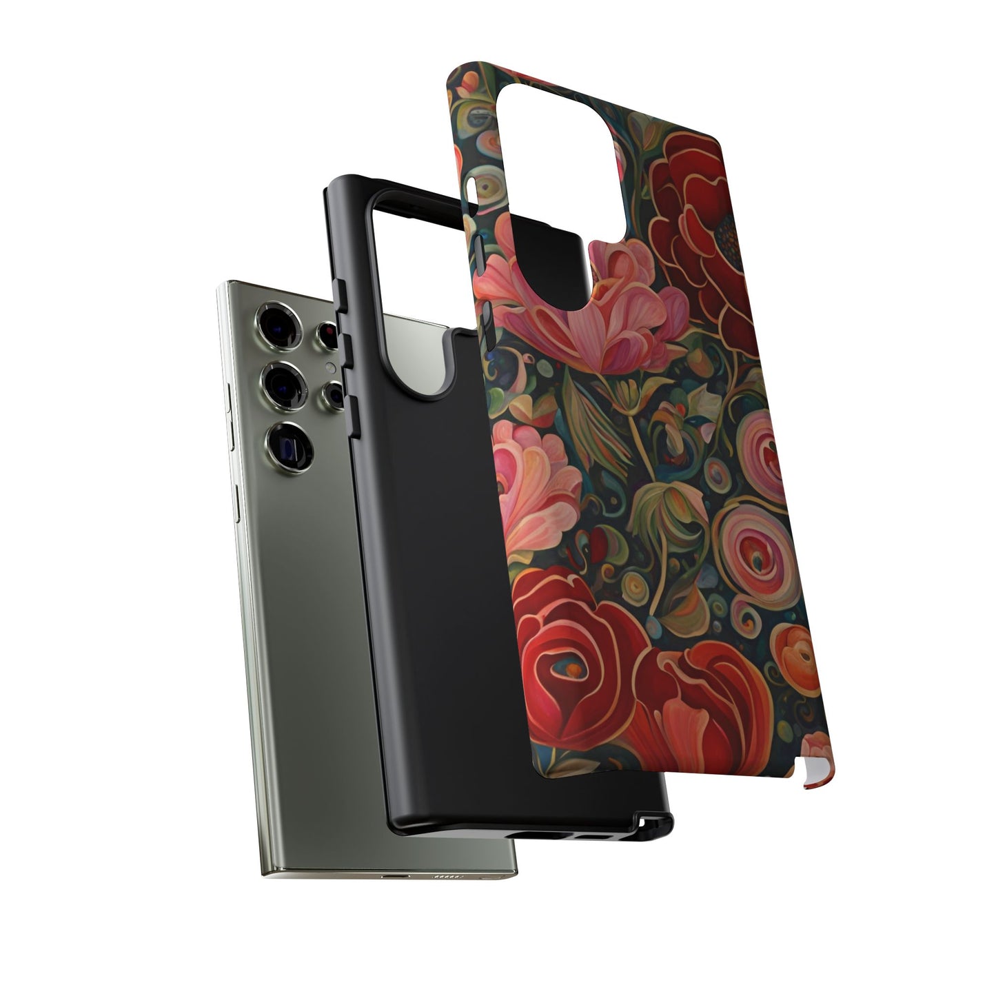 February Flowers iPhone Samsung Galaxy Google Pixel Tough Cases