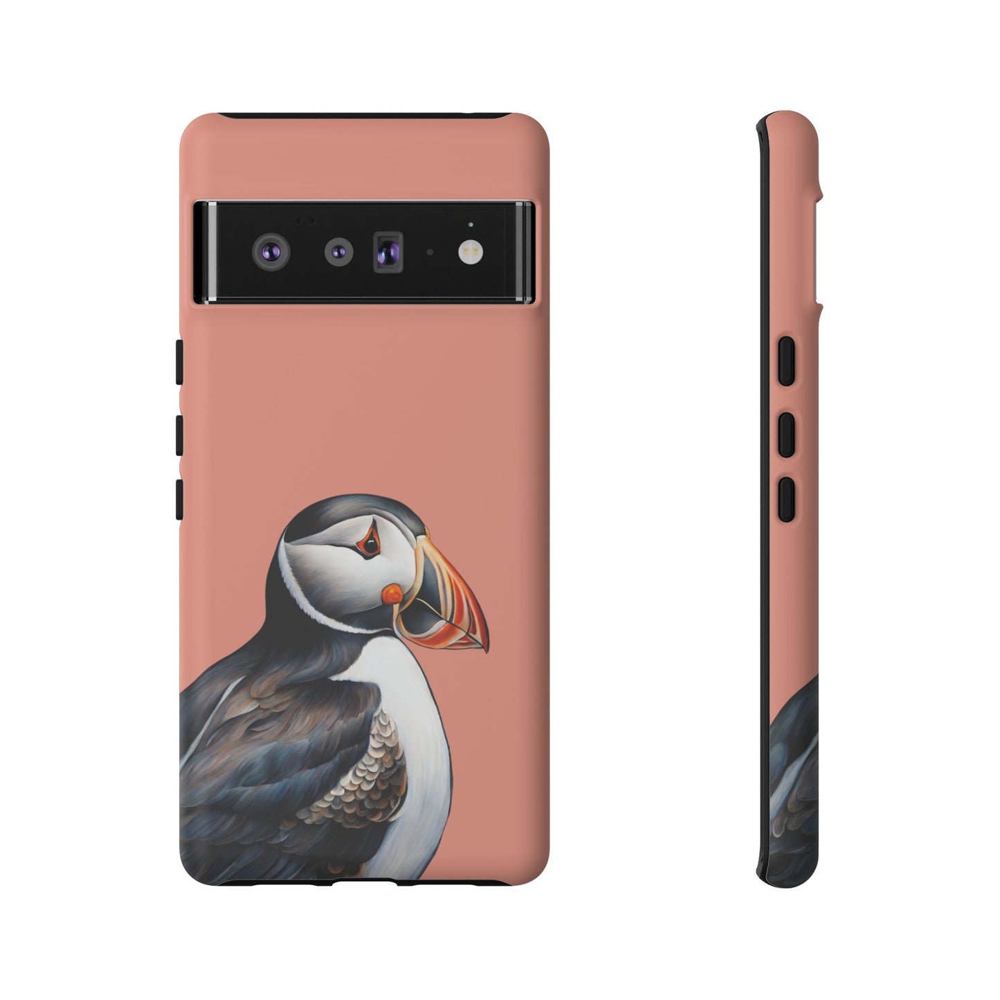 Puffin Wildlife iPhone Samsung Galaxy Google Pixel Tough Cases