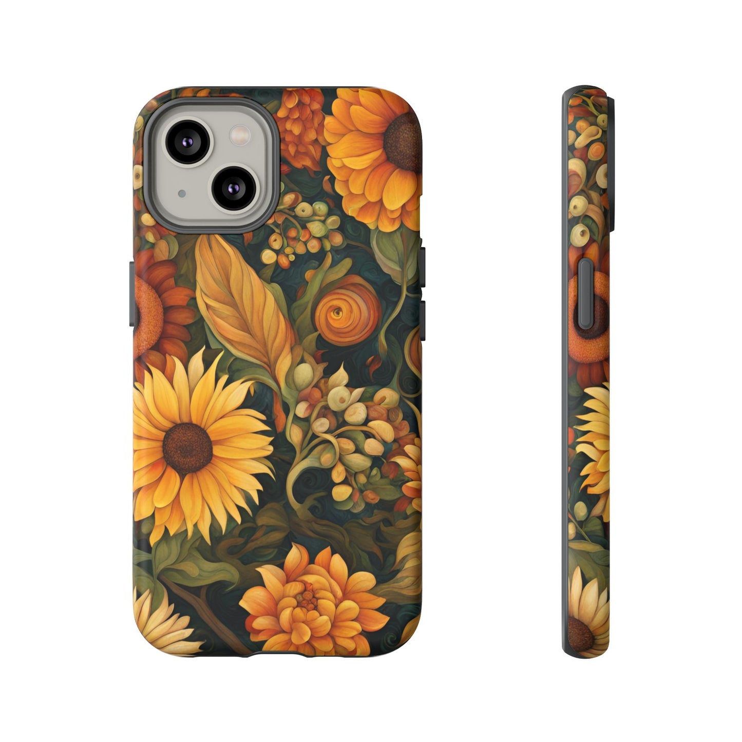 Autumn Flowers iPhone Samsung Galaxy Google Pixel Tough Cases