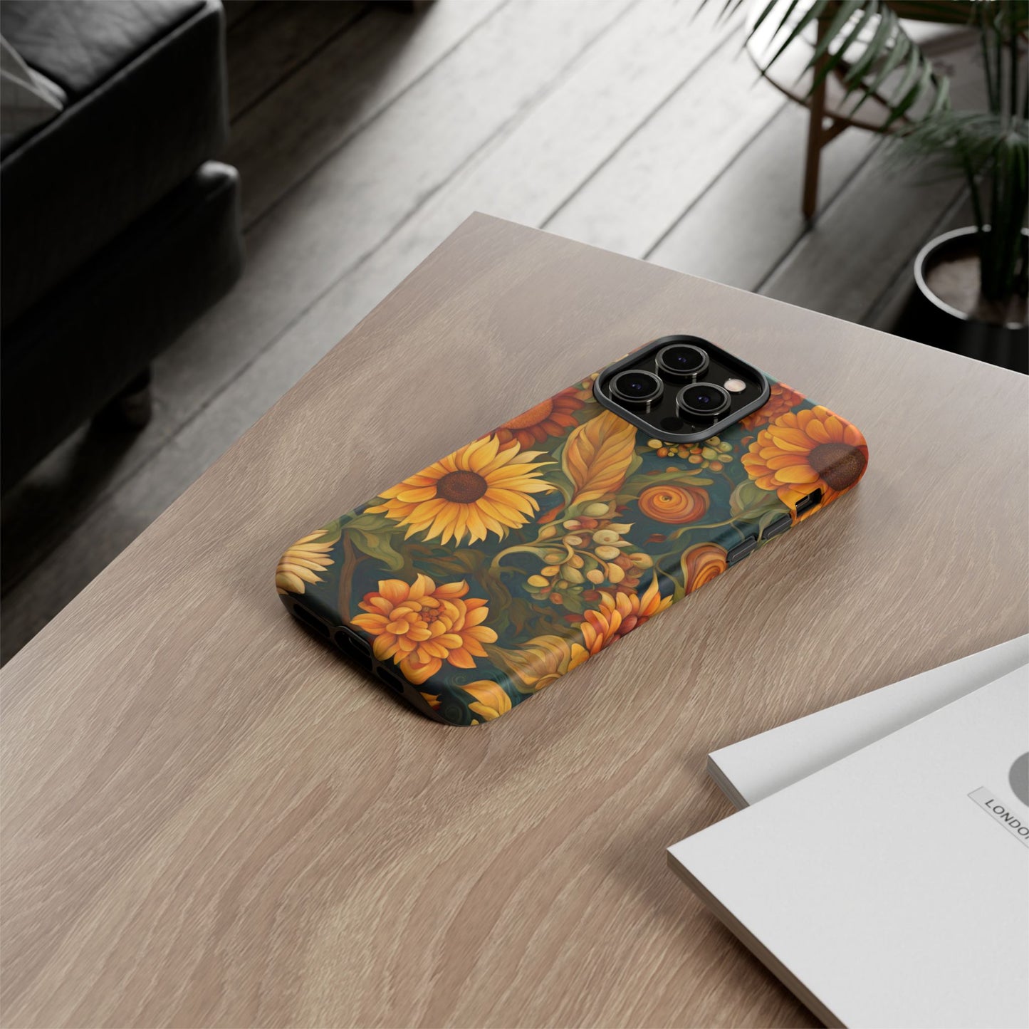 Autumn Flowers iPhone Samsung Galaxy Google Pixel Tough Cases