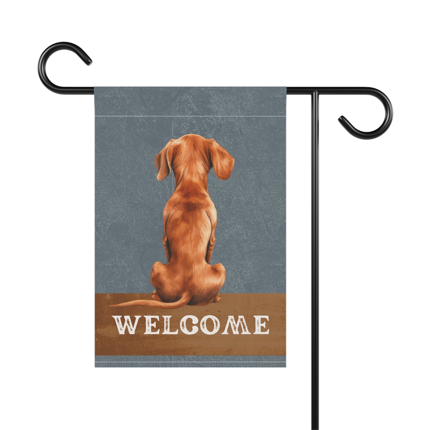 Vizsla Welcome 2-Sided Garden & House Flag/Banner