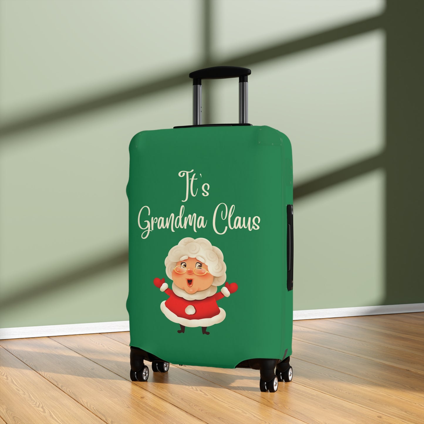 It's Grandma Claus Christmas Luggage Cover