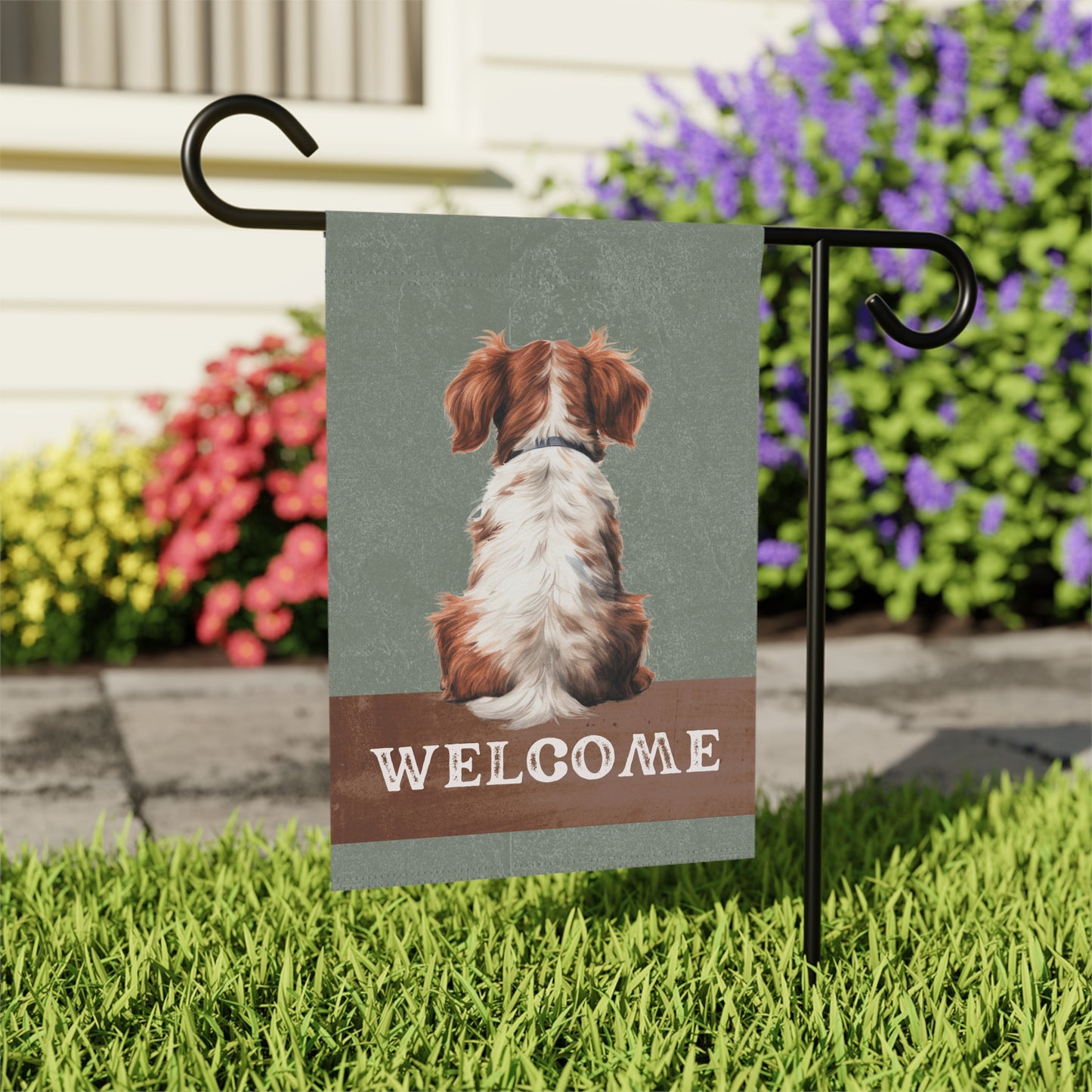 Brittany Welcome 2-Sided Garden & House Flag/Banner