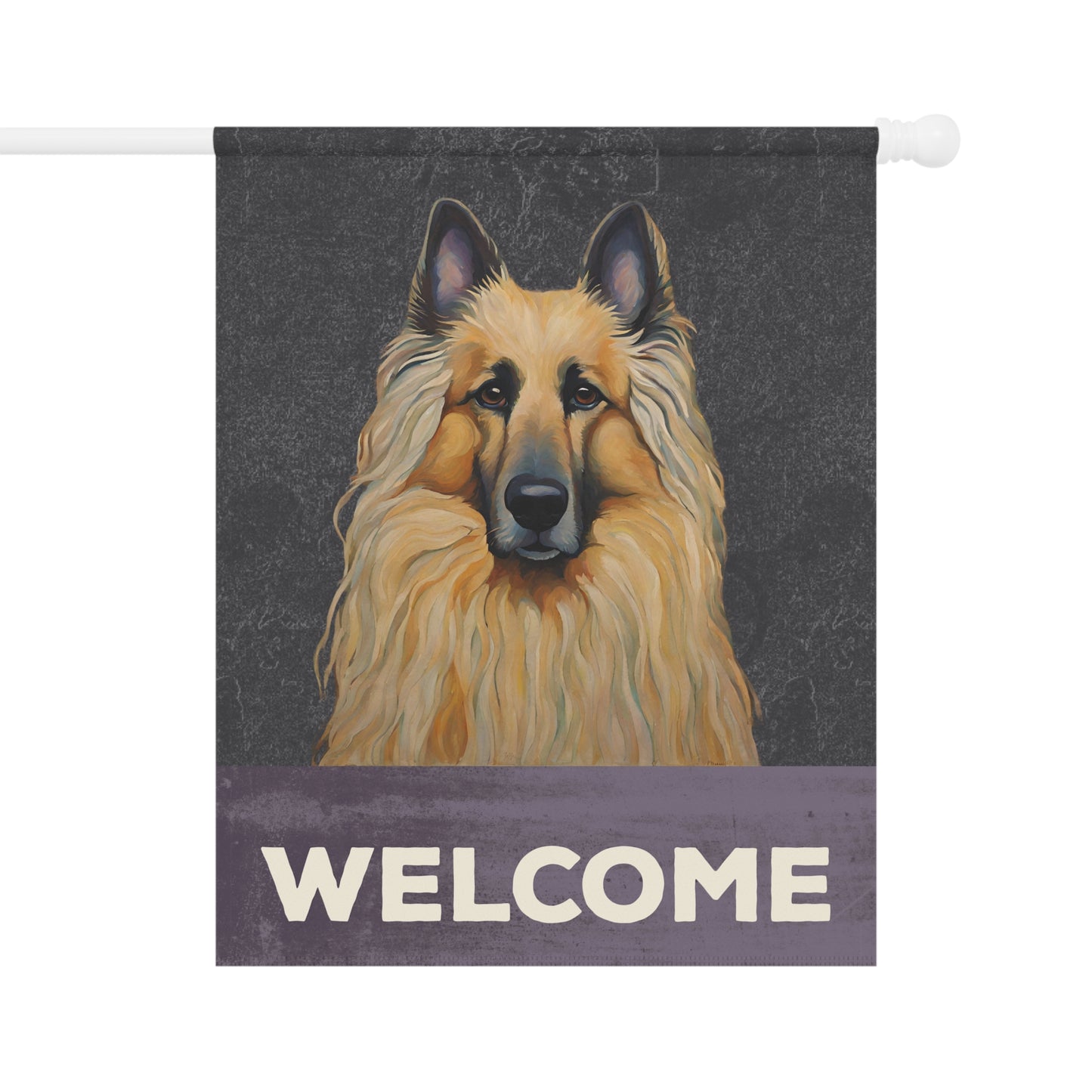 Belgian Tervuren Welcome 2-Sided Garden & House Flag/Banner