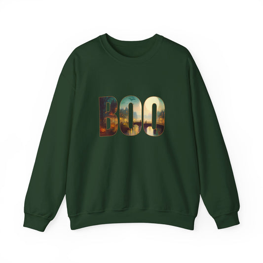 Haunting BOO Unisex Heavy Blend™ Crewneck Sweatshirt