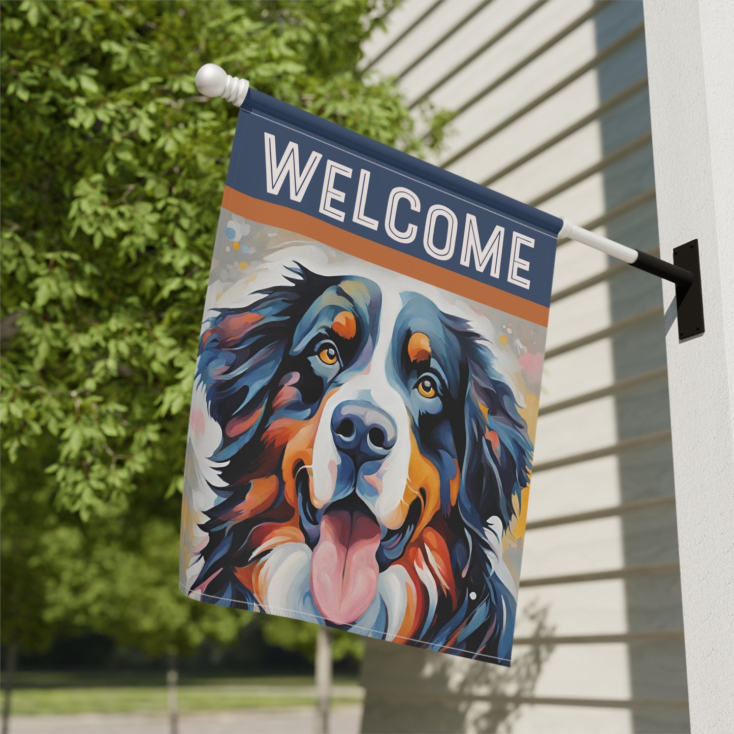 Goose Welcome 2-Sided Garden & House Flag/Banner