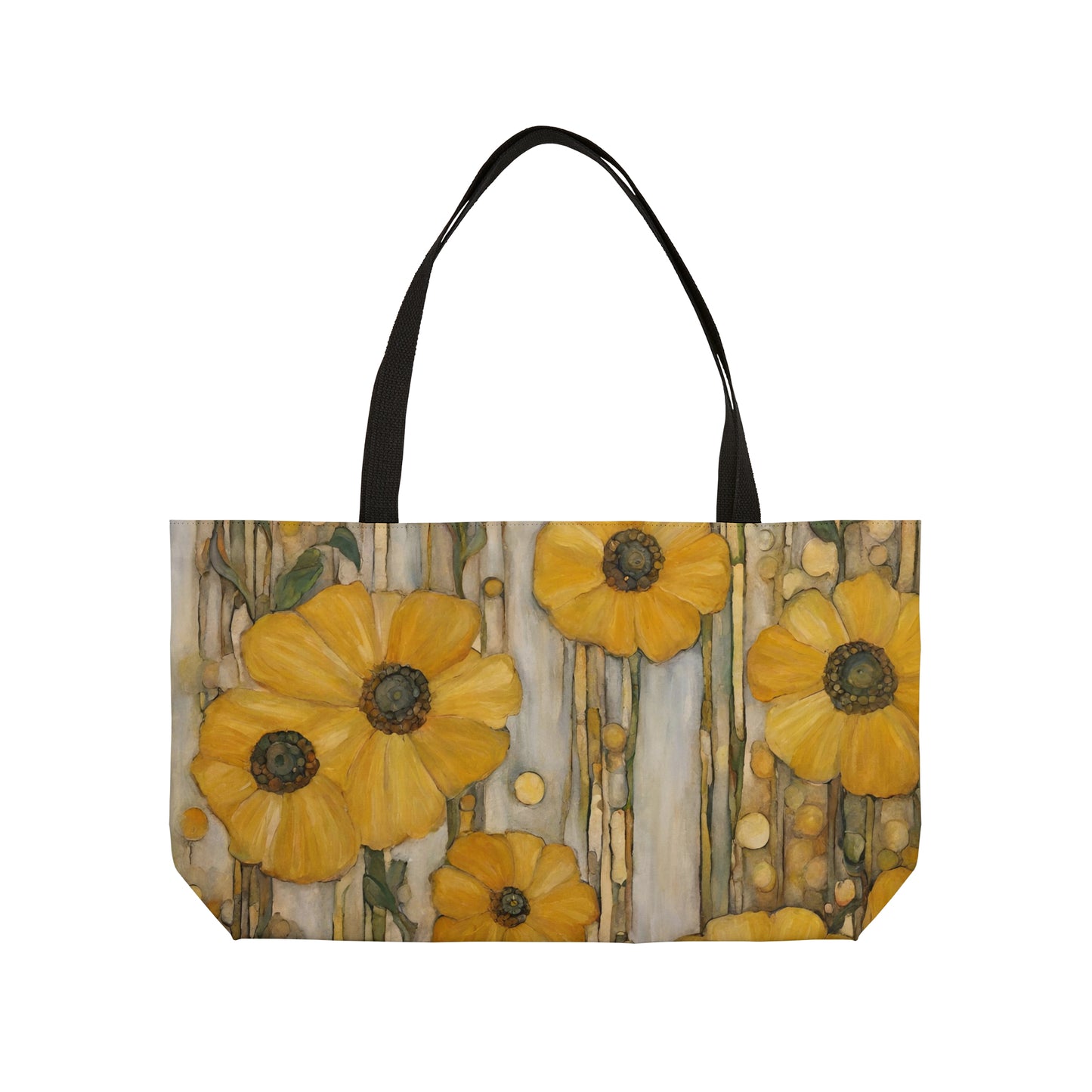 Yellow Flowers Weekender Tote Bag