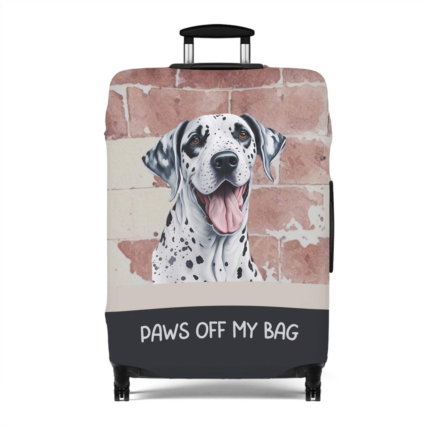 Dalmatian Paws Off My Bag Luggage Cover