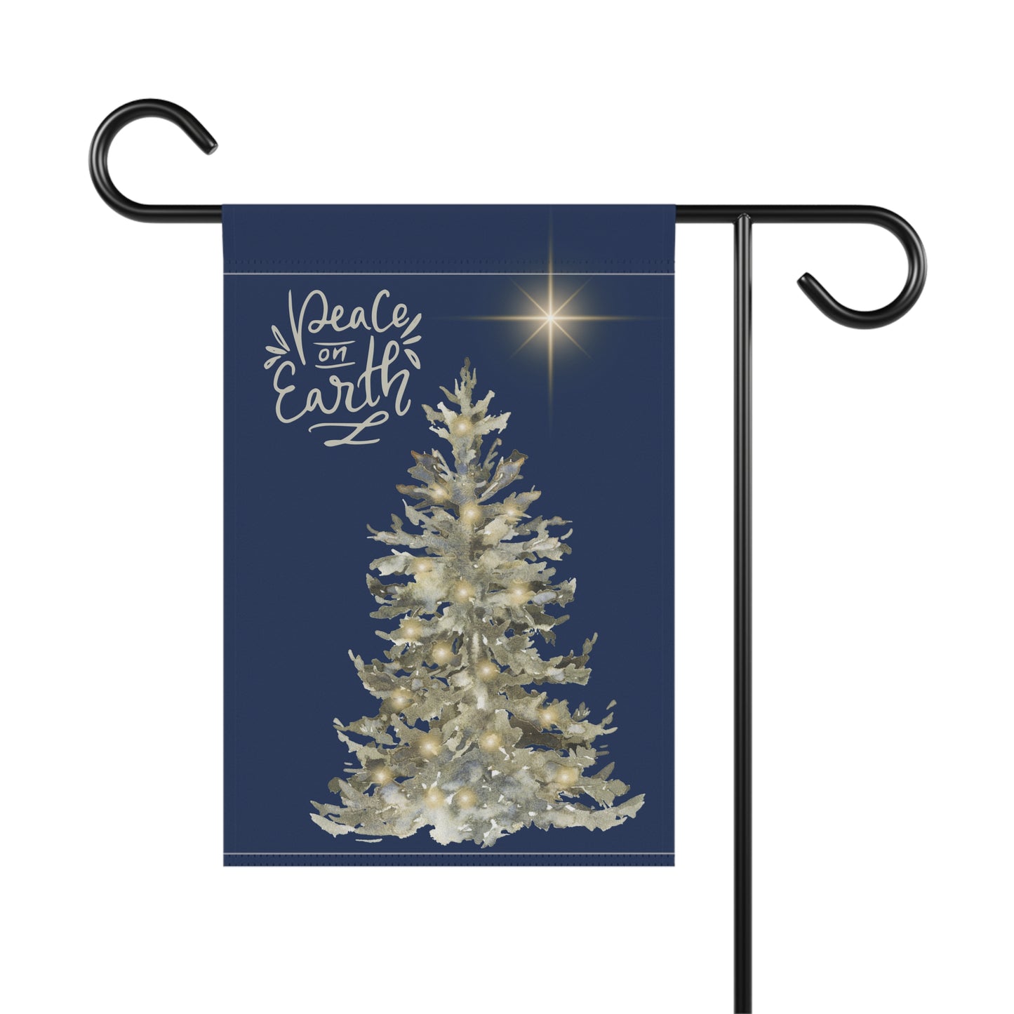 Peace on Earth 2-Sided Garden & House Banner