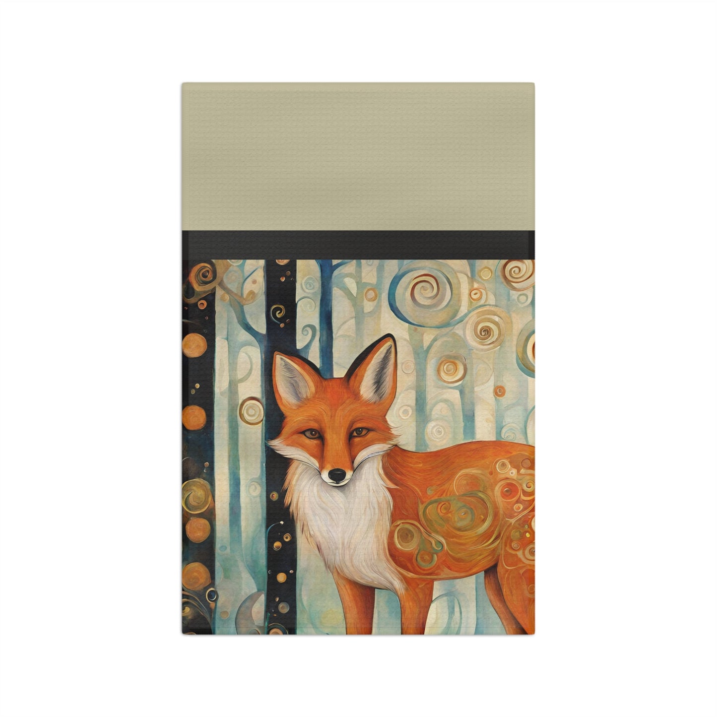 The Fox Microfiber Tea Towel