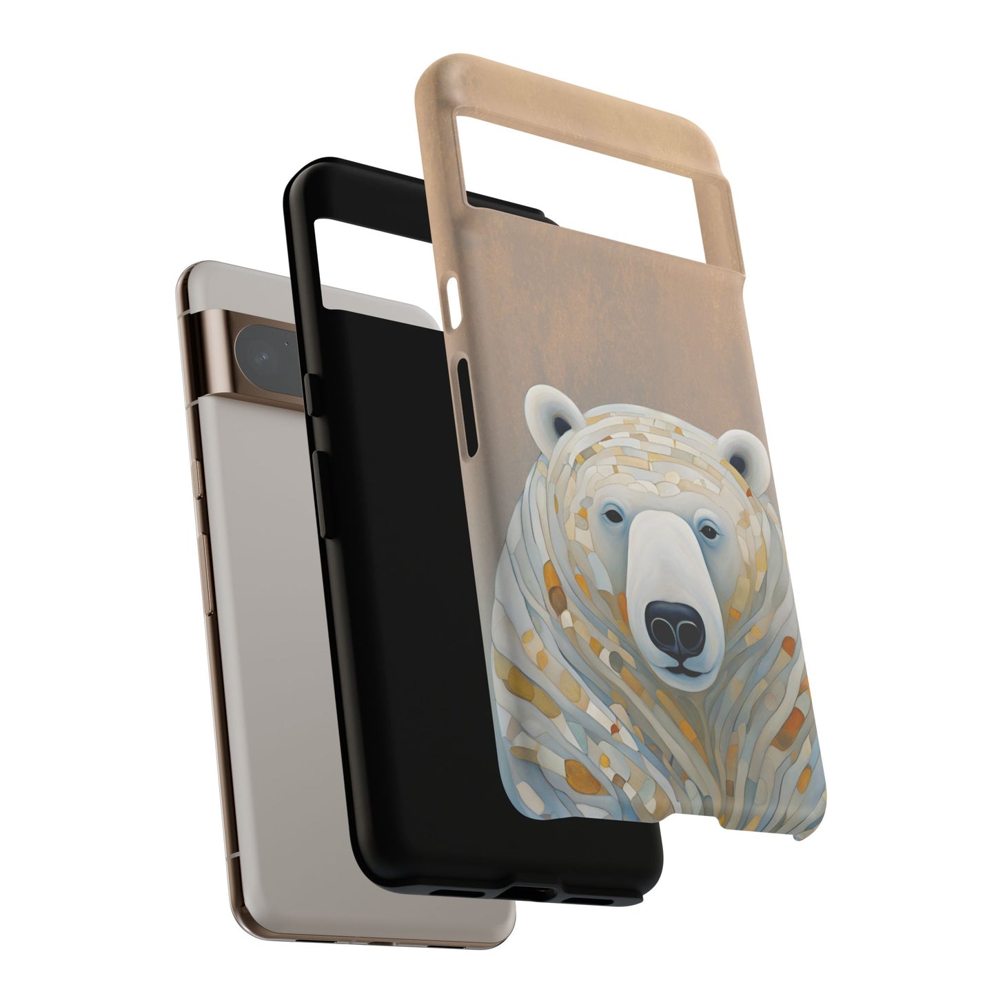 Polar Bear Wildlife iPhone Samsung Galaxy Google Pixel Tough Cases