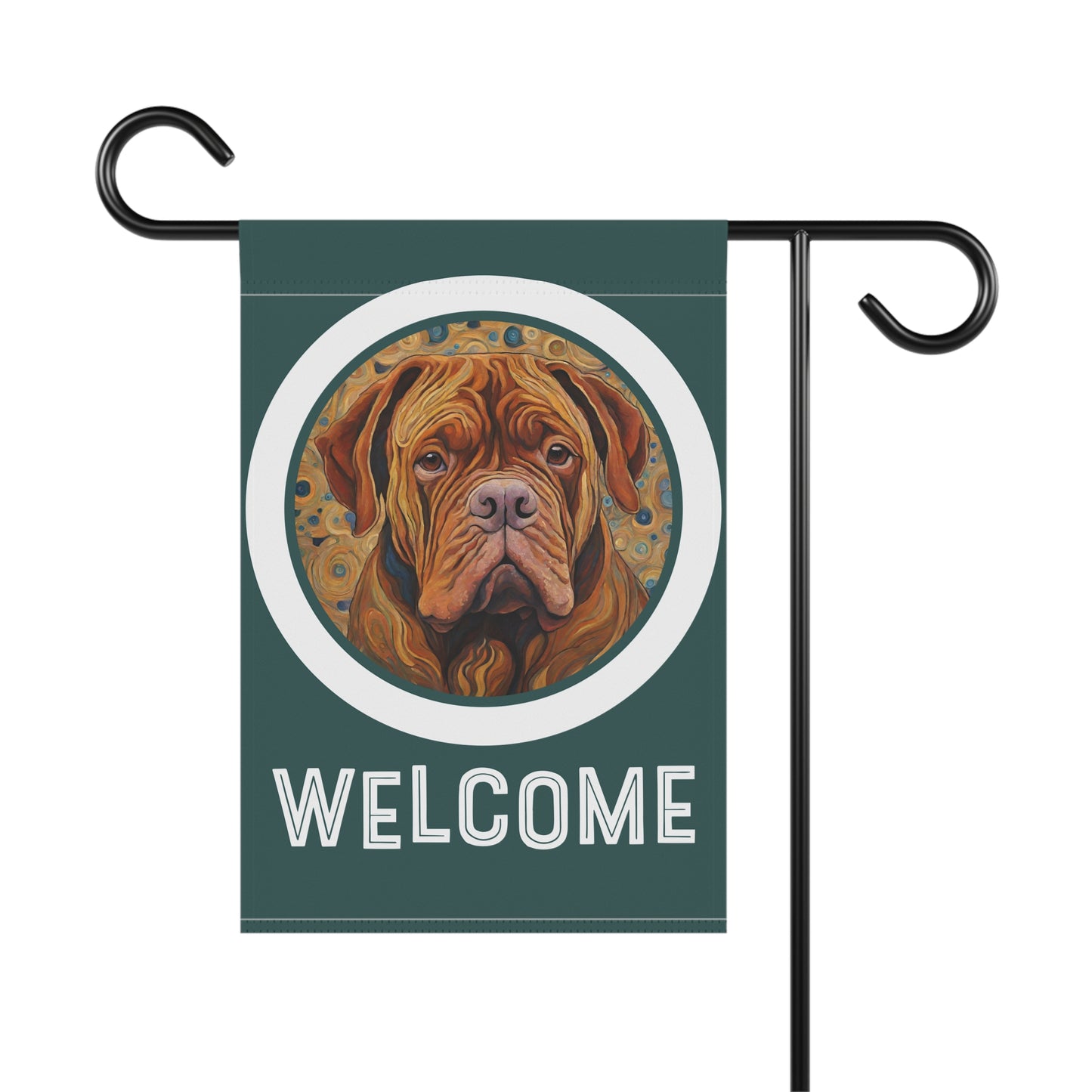 Bordeaux Welcome 2-Dided Garden & House Flag/Banner