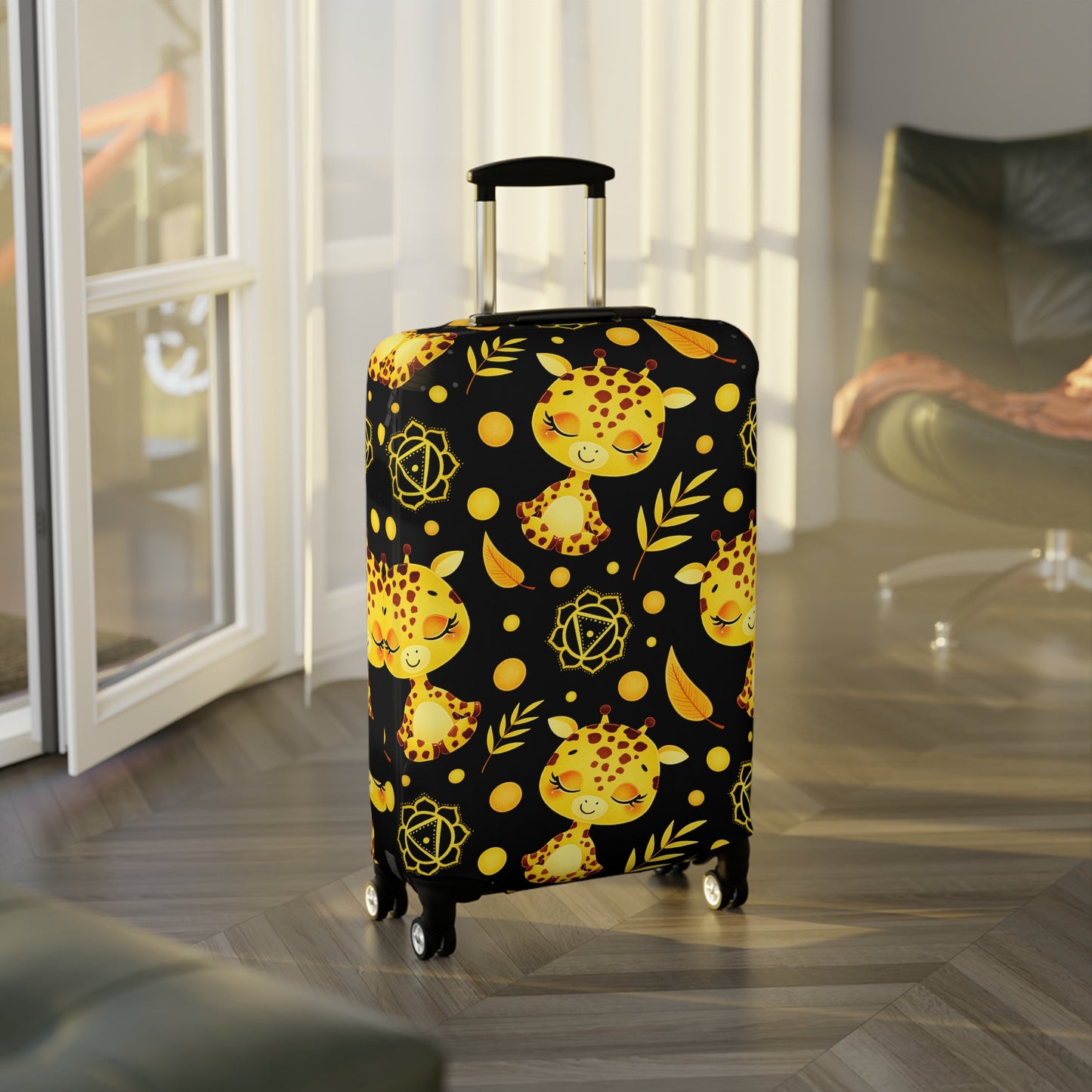 Zen Giraffe Luggage Cover