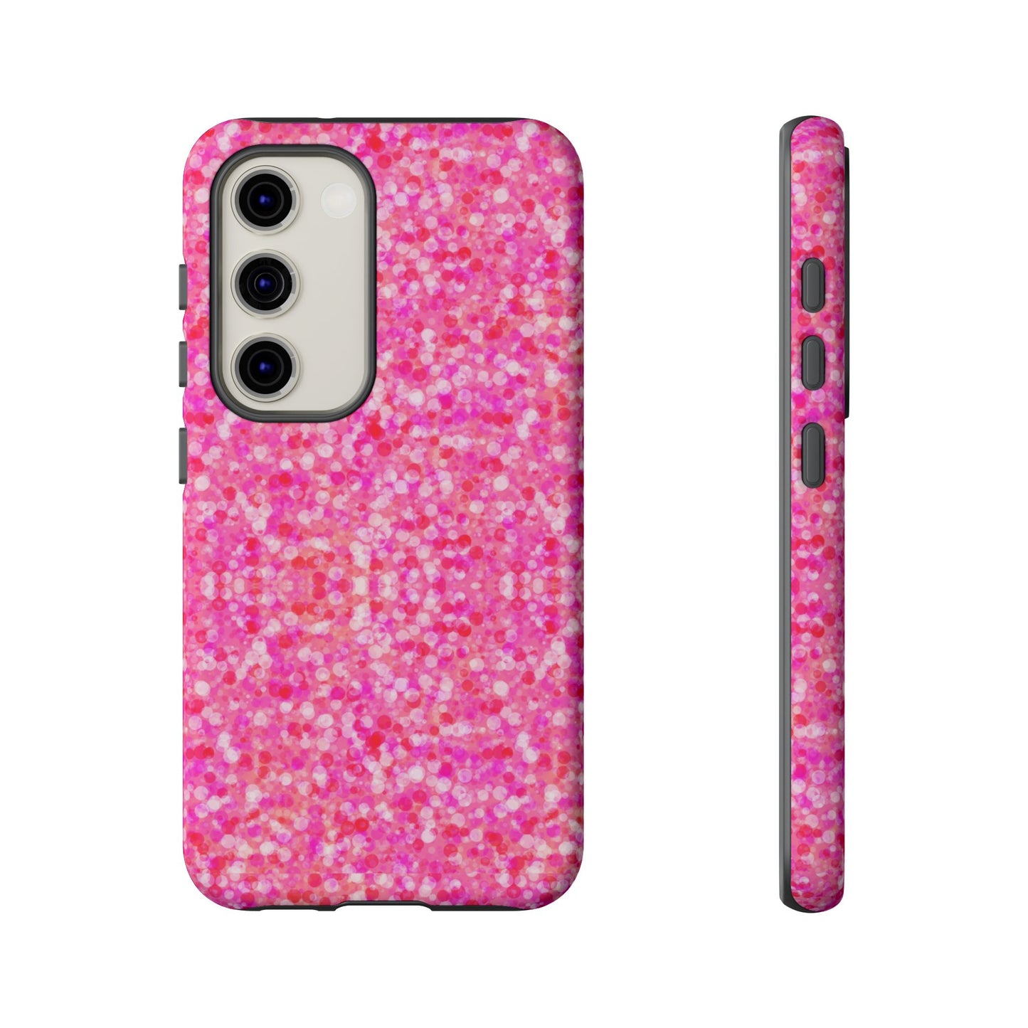 Poppin Pink iPhone Samsung Galaxy Google Pixel Tough Cases