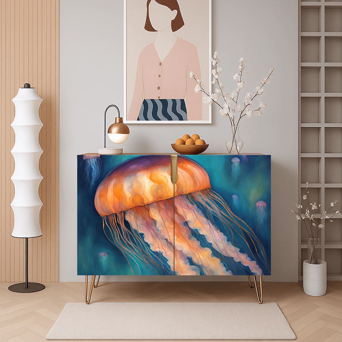 Man if War Wooden Storage Cabinet (Made in USA)