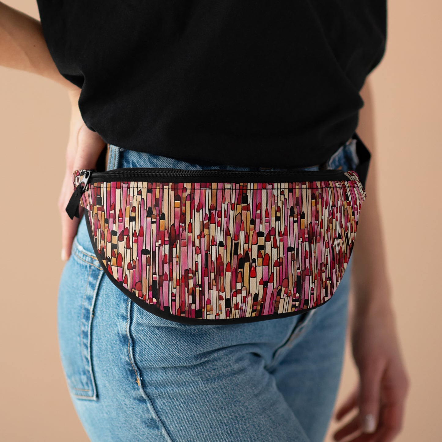 Lipstick Abstract Fanny Pack