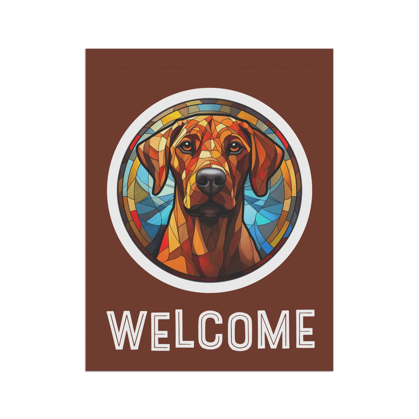 Rhodesian Ridgeback Welcome 2-Sided Garden & House Flag/Banner