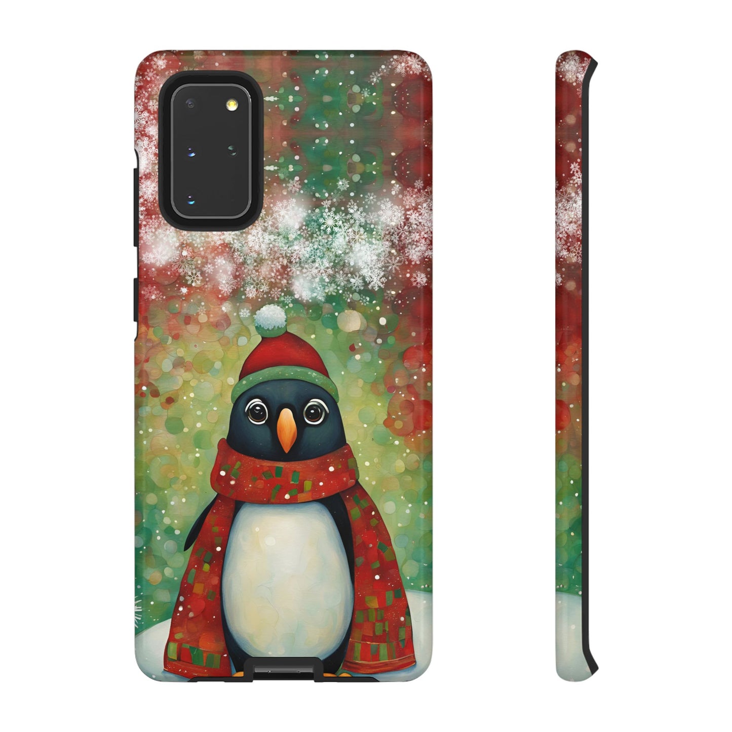 Christmas Penguin iPhone Samsung Galaxy Google Pixel Tough Cases