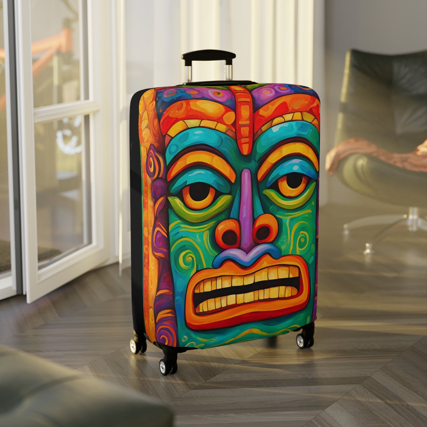 Tiki Chuck Luggage Cover ONLY