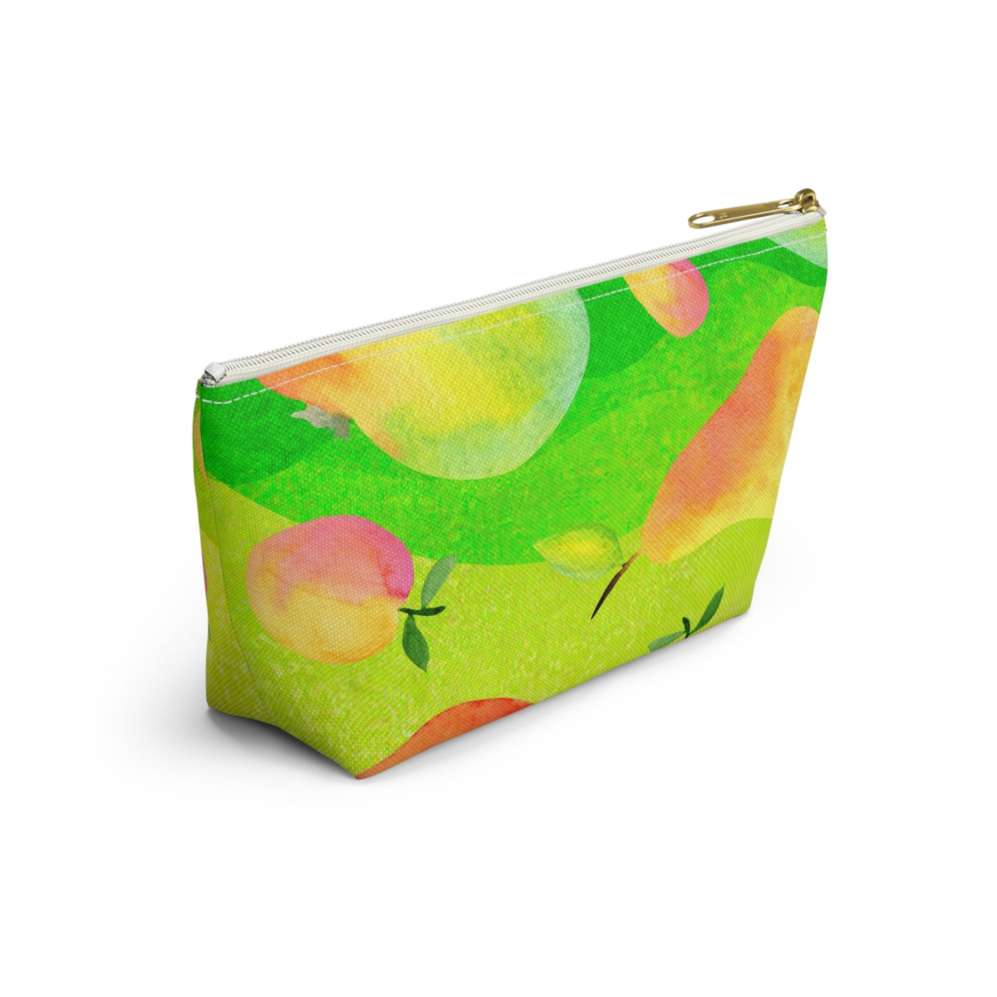 Pears & Apples Accessory Pouch w T-bottom