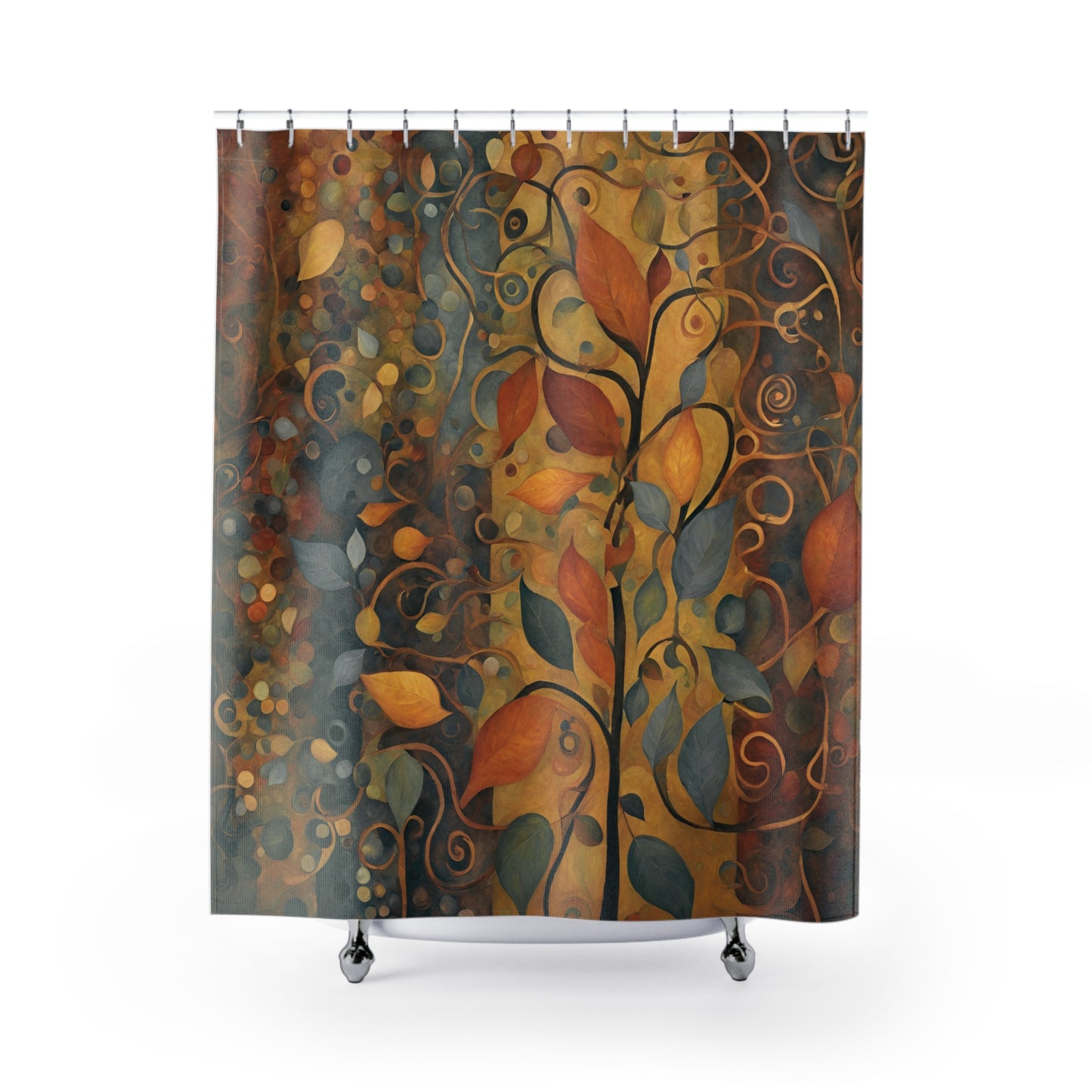 Vining Polyester Shower Curtain