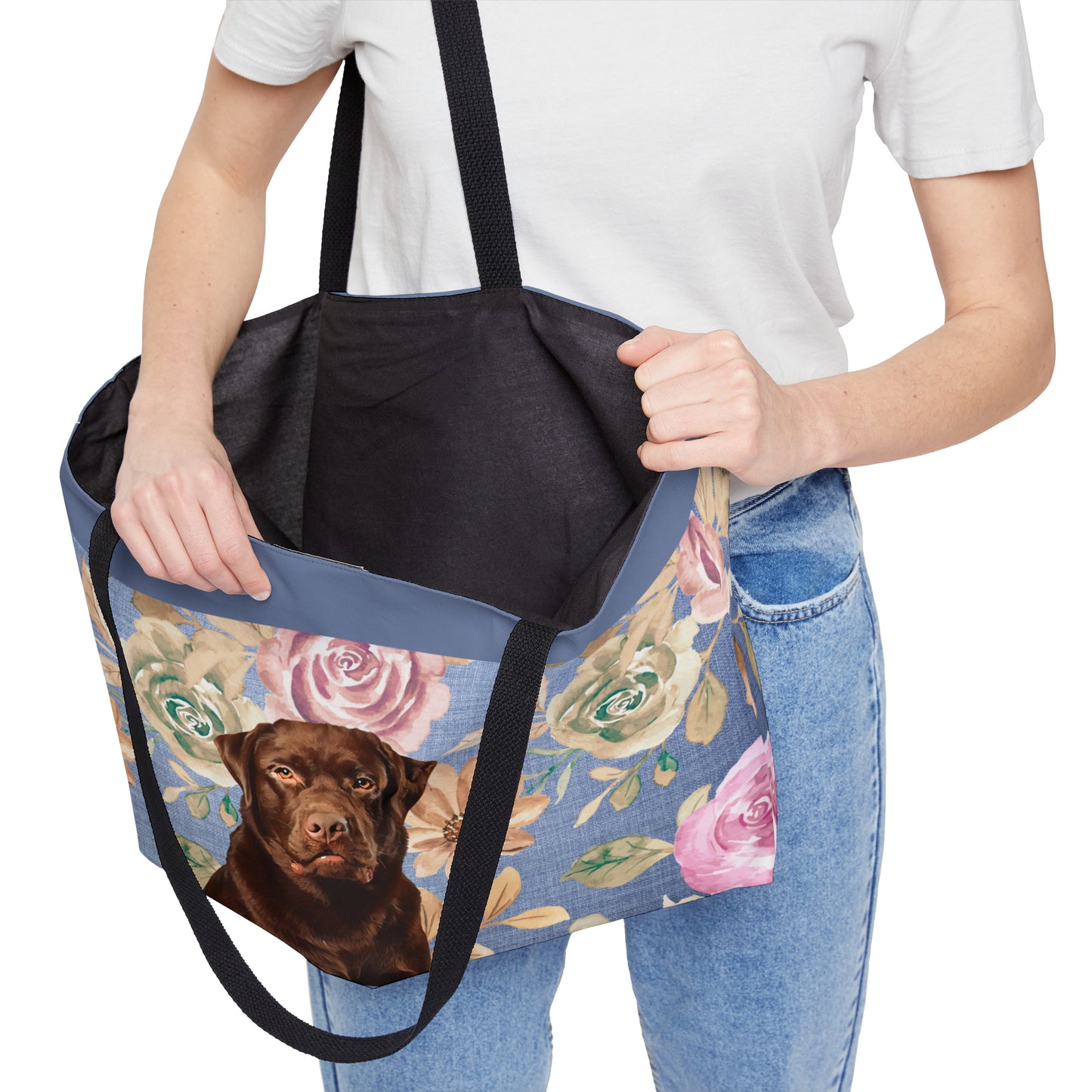 Chocolate Labrador Weekender Tote Bag