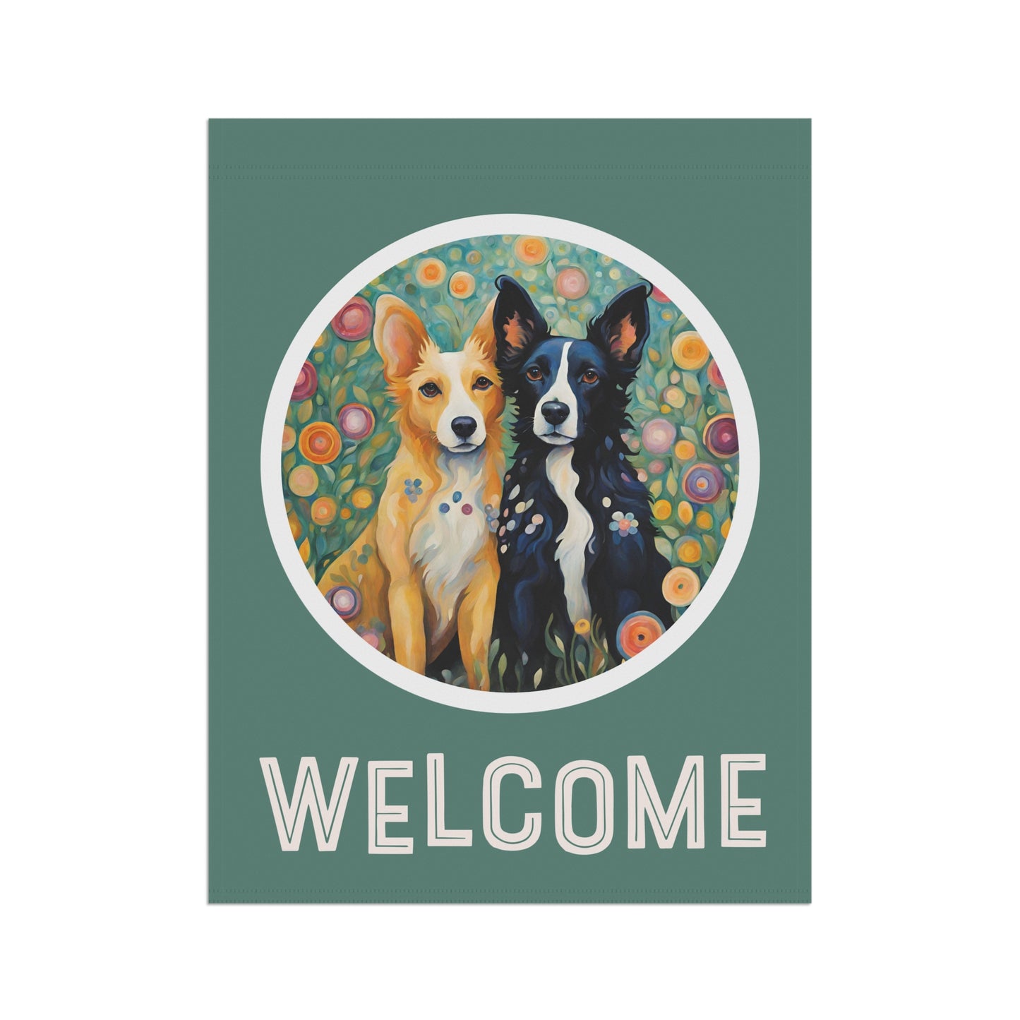 Pete & Doug 2 Welcome 2-Sided Garden & House Flag/Banner