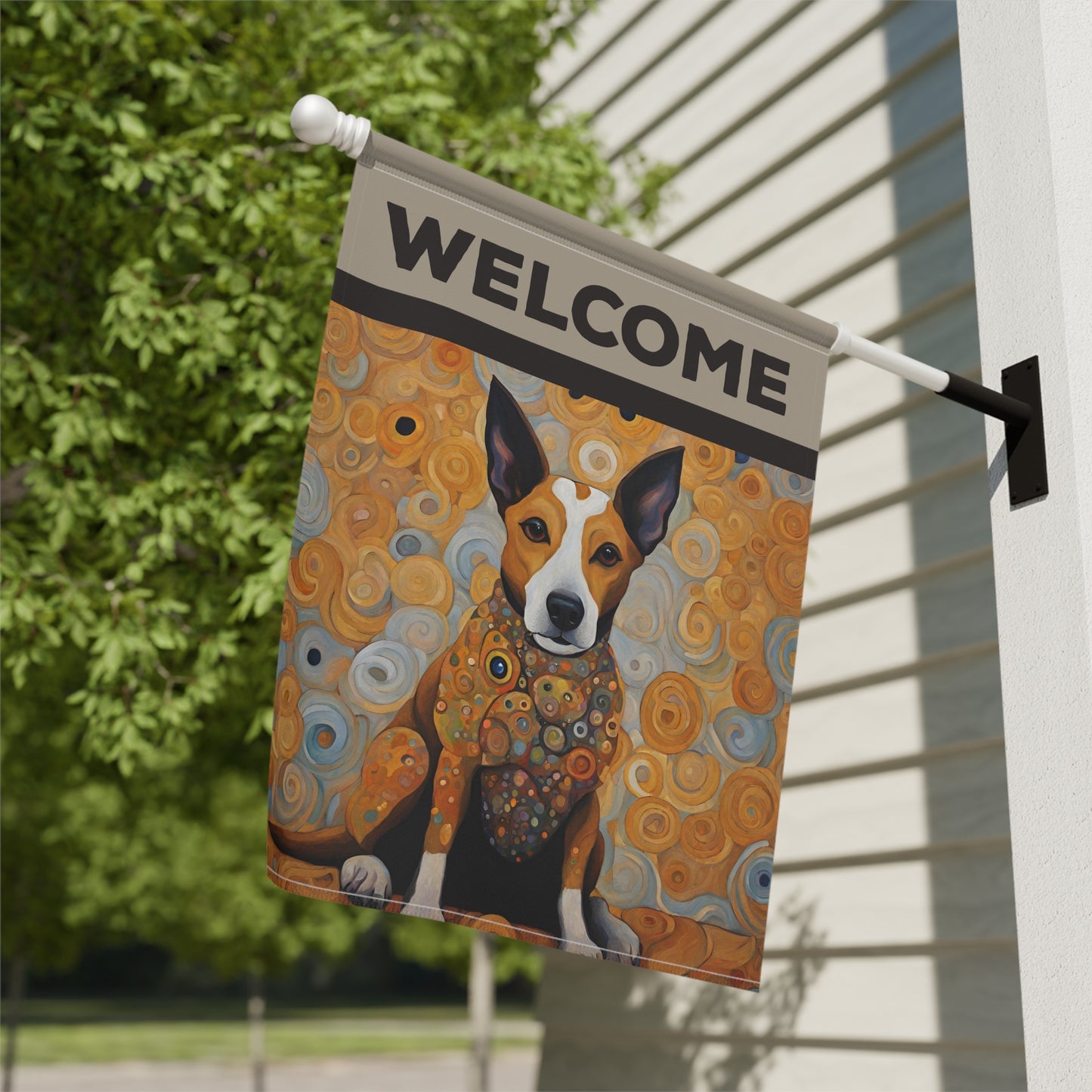 Owen Welcome 2-Sided Garden & House Flag/Banner