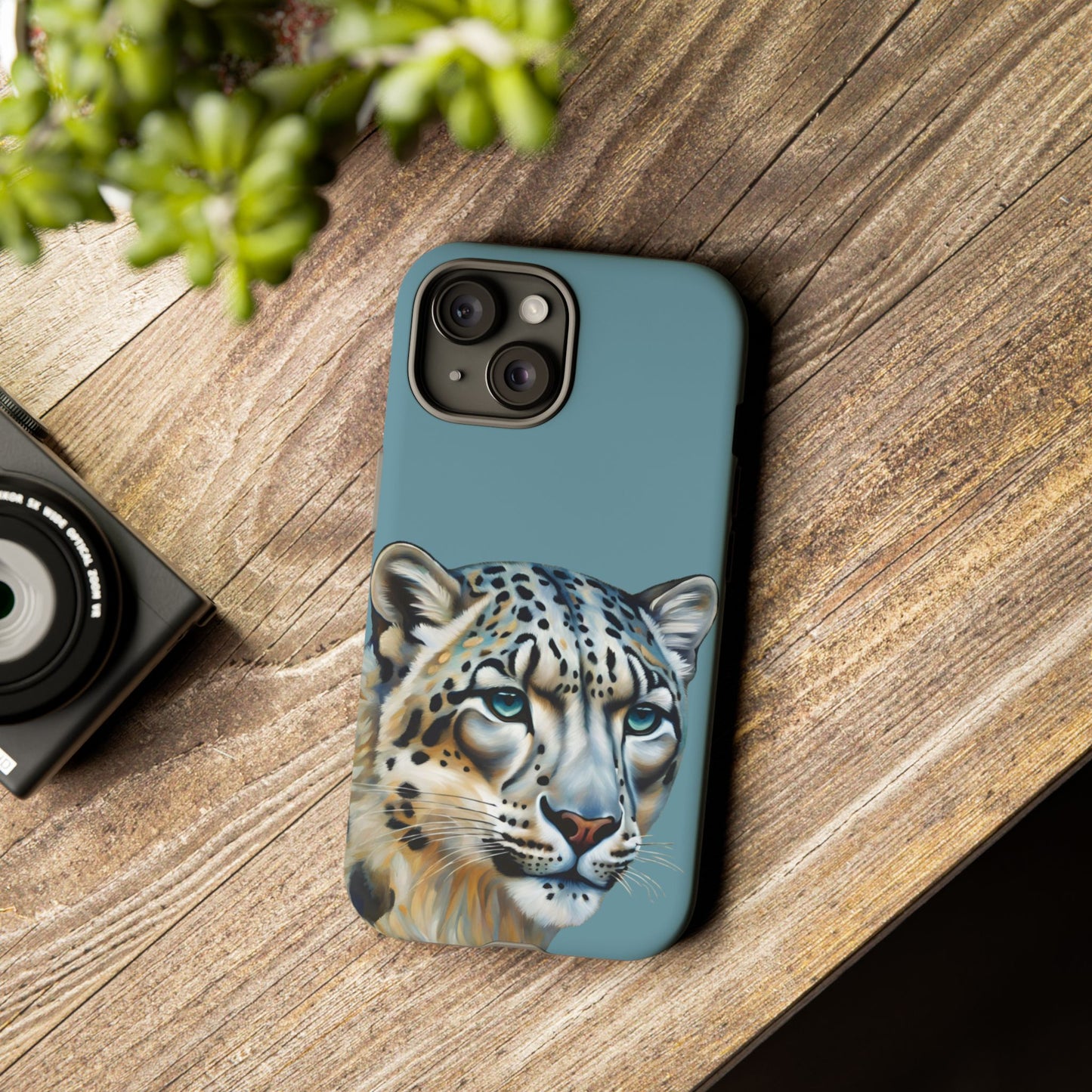 Snow Leopard iPhone Samsung Galaxy Google Pixel Tough Cases