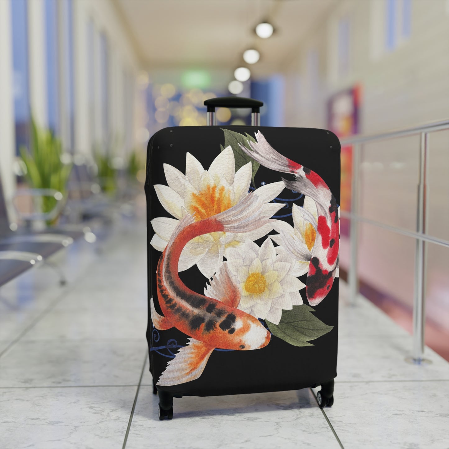 Koi Fish Duo Luggage Cover