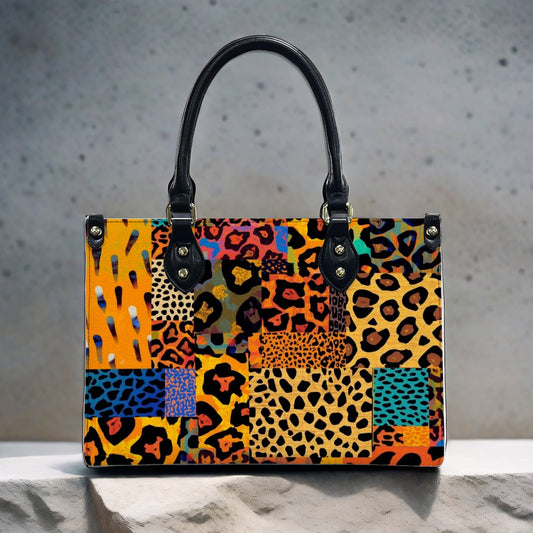 Animal Print Women's PU Leather Shoulder Handbag