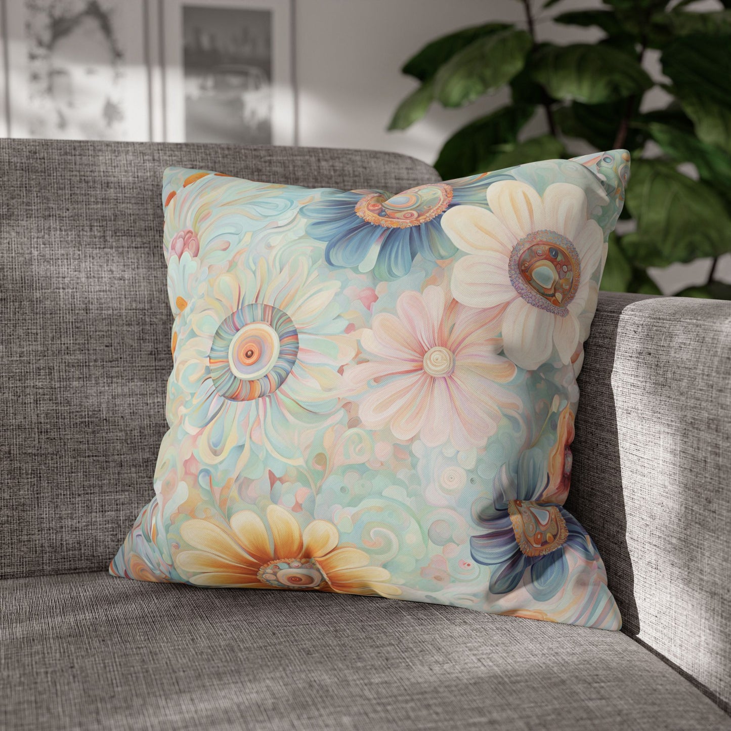 Epiphany Square Poly Canvas Pillowcase