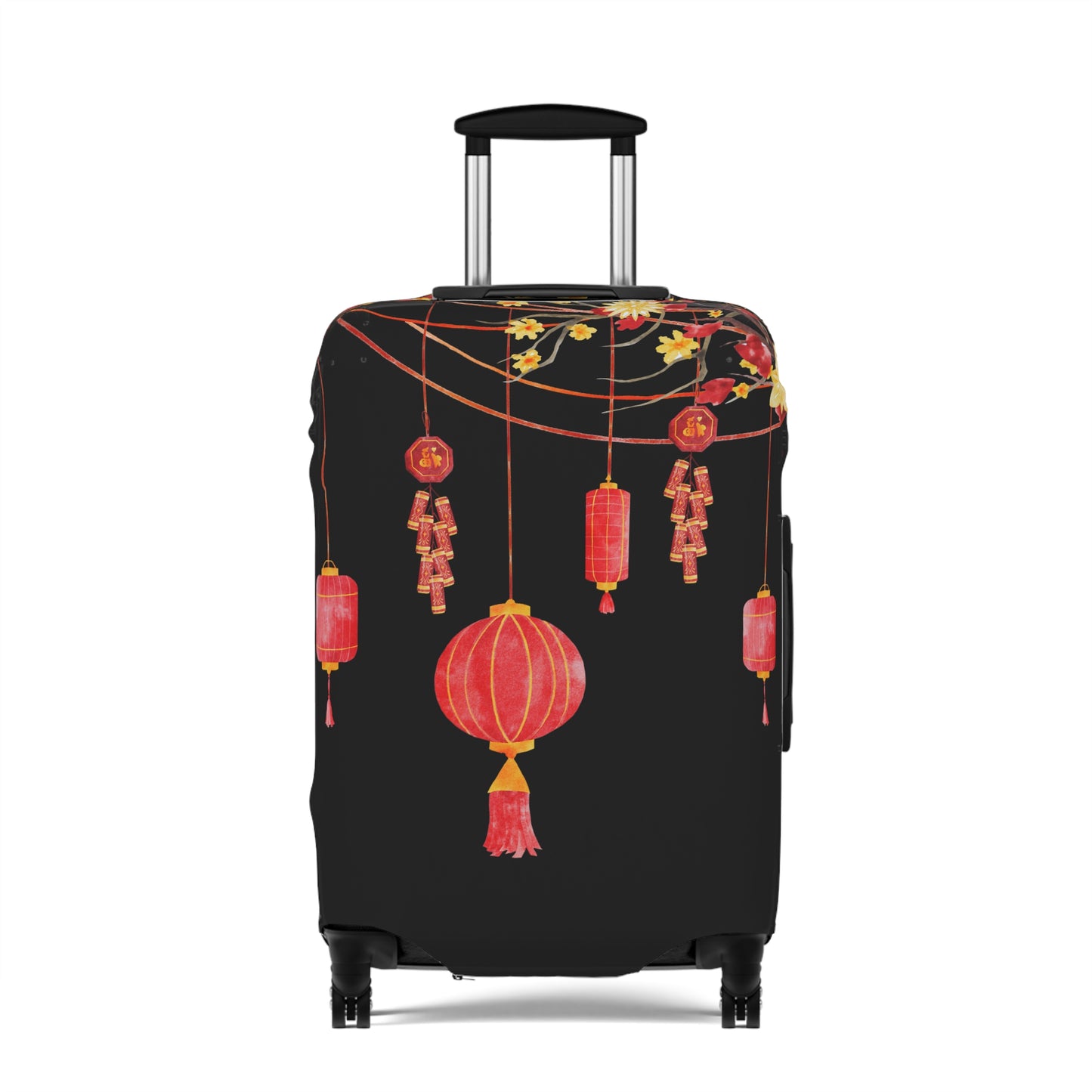 Chinese Paper Lanterns Luggage Cover