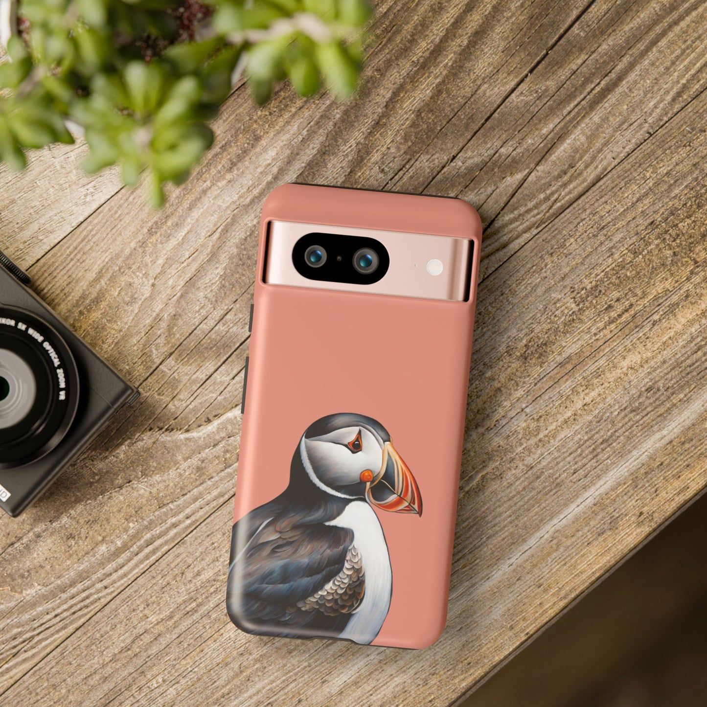 Puffin Wildlife iPhone Samsung Galaxy Google Pixel Tough Cases