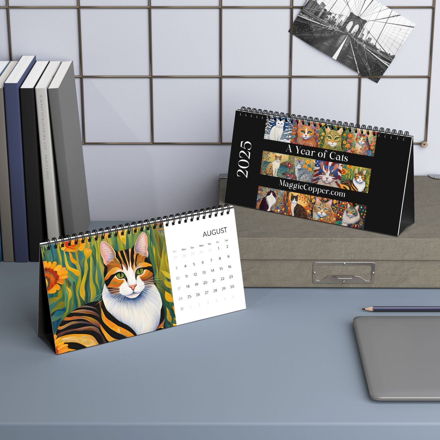 A Year of Cats 2025 Desktop Calendar