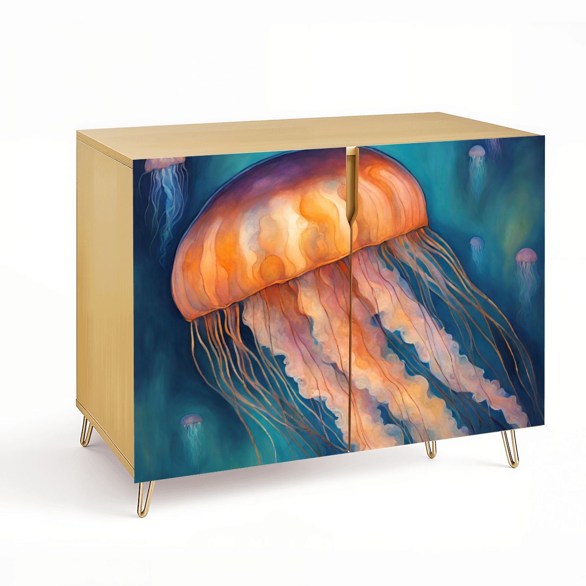 Man if War Wooden Storage Cabinet (Made in USA)