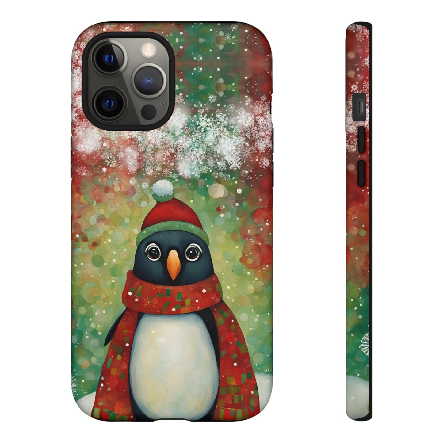 Christmas Penguin iPhone Samsung Galaxy Google Pixel Tough Cases