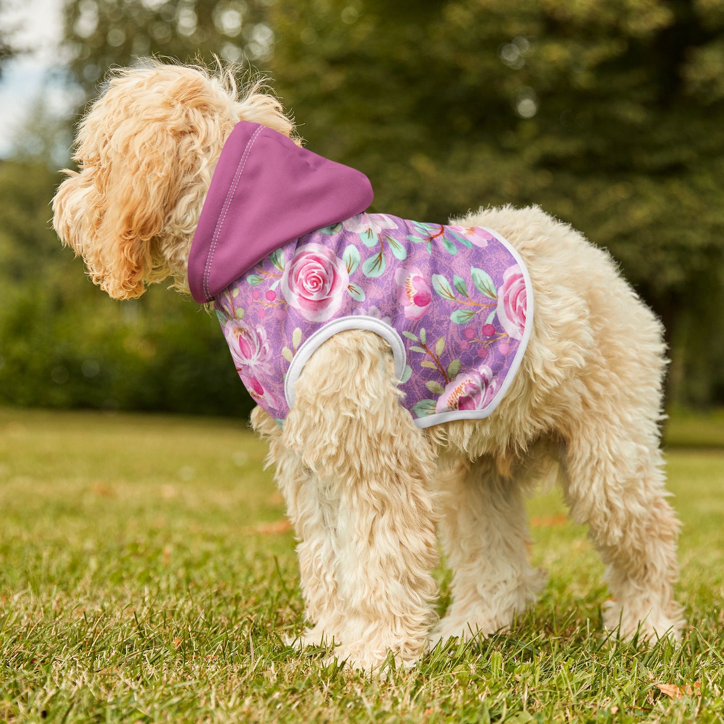 Ann Floral Pet Hoodie