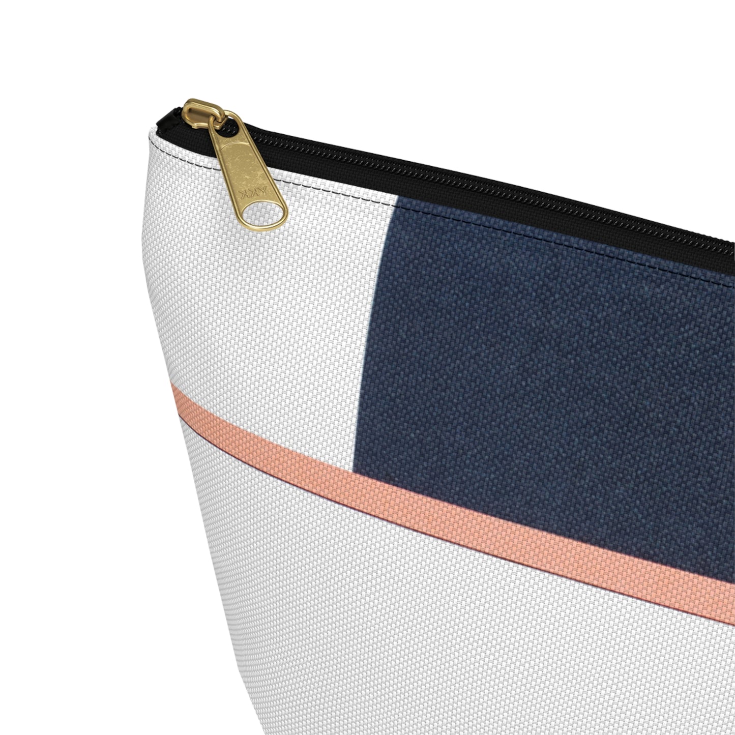 Modern Nautical Accessory Pouch w T-bottom