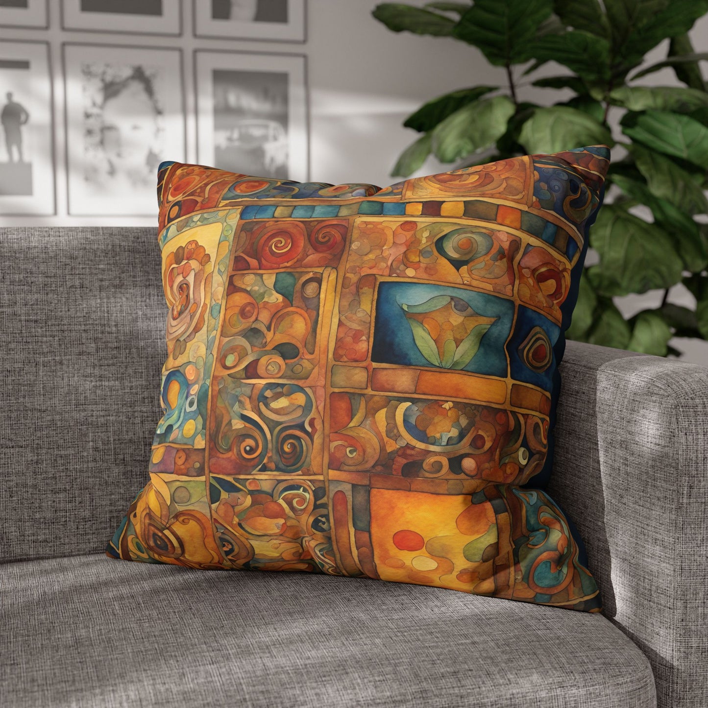 Lupe Square Poly Canvas Pillowcase