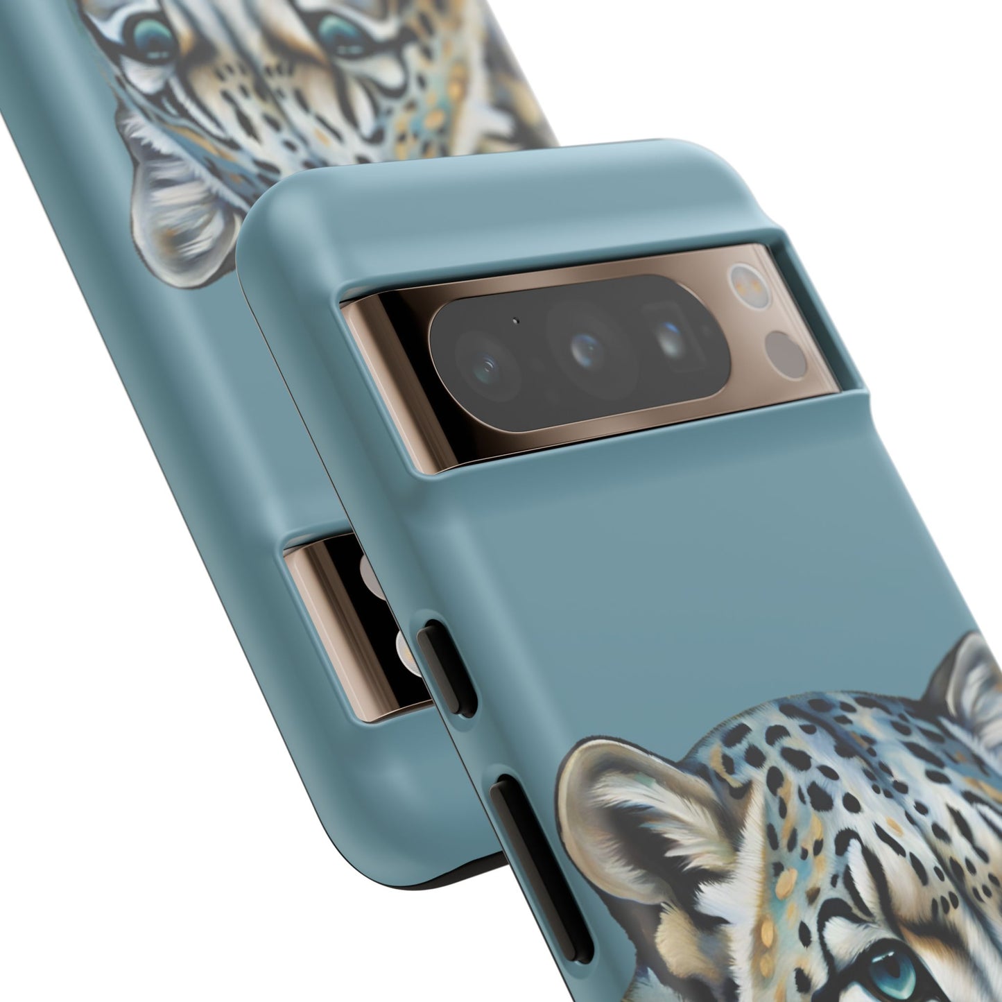 Snow Leopard iPhone Samsung Galaxy Google Pixel Tough Cases