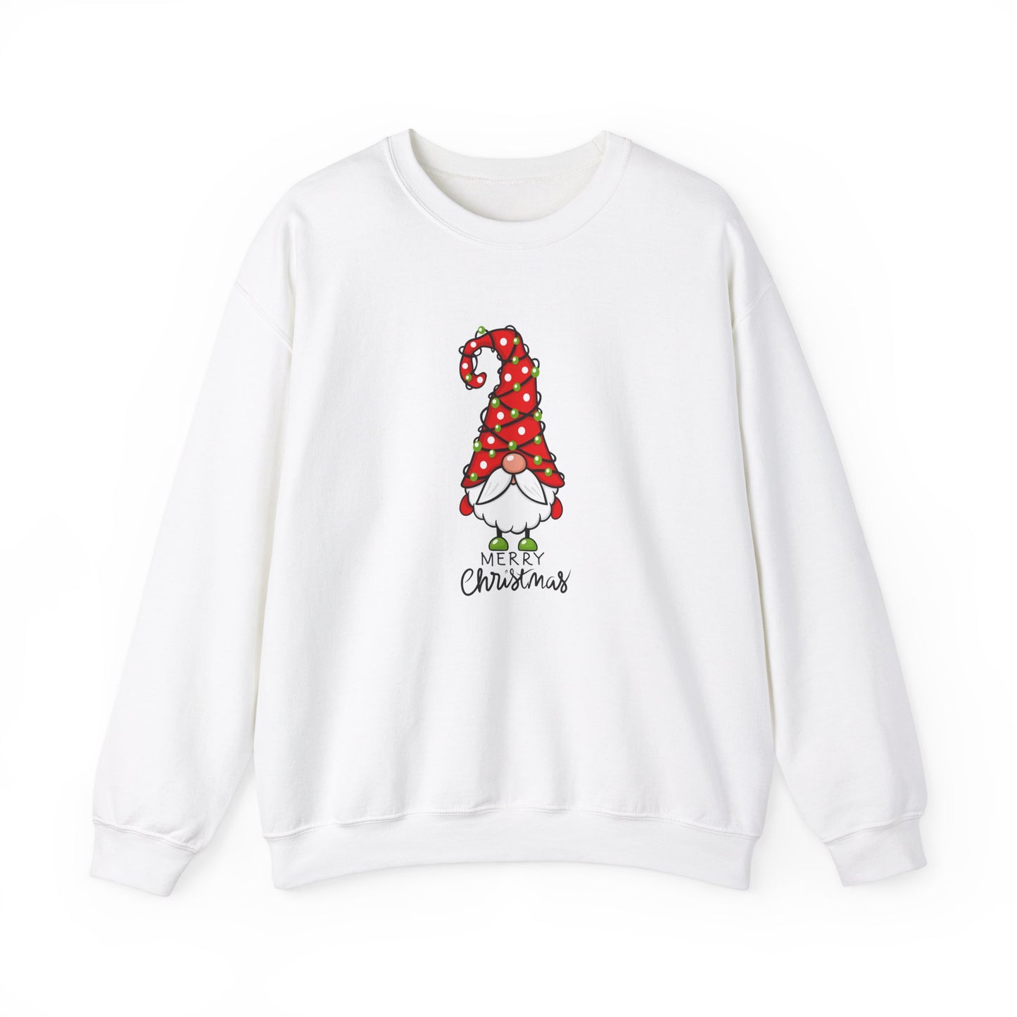 Merry Christmas Gnome Unisex Heavy Blend™ Crewneck Sweatshirt